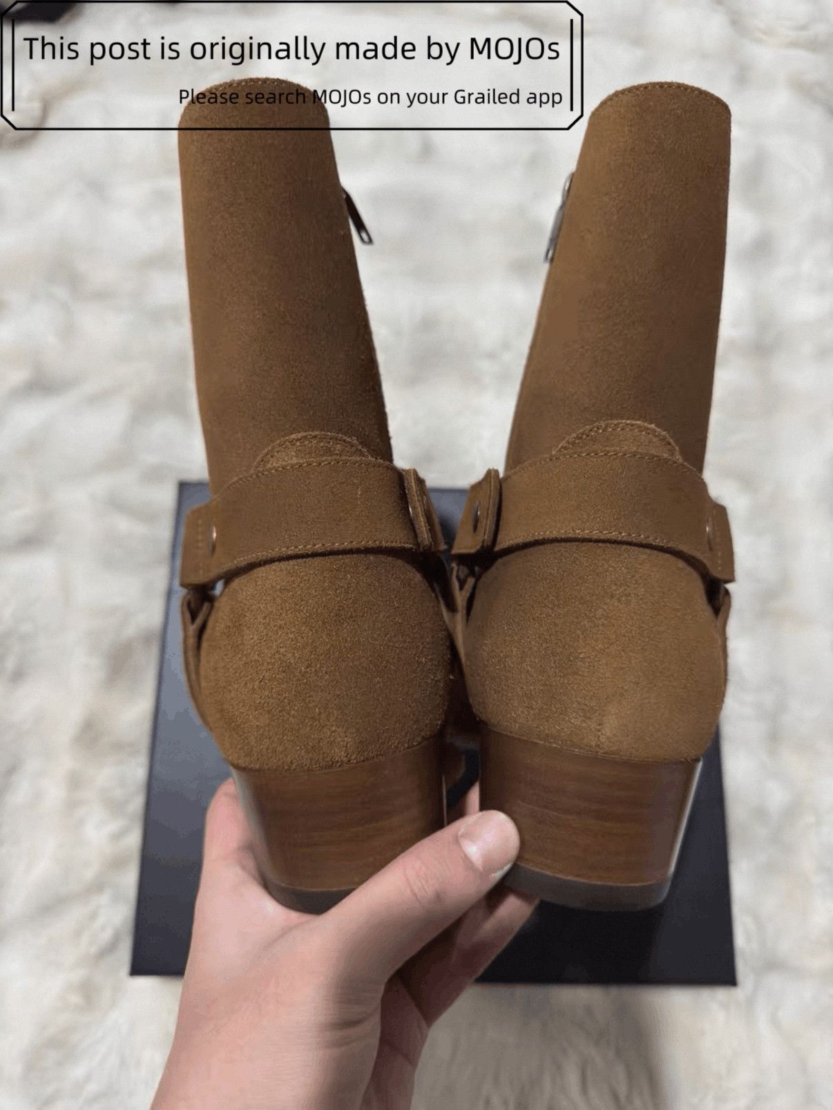 Saint Laurent Paris Sz 44 Saint Laurent Paris Wyatt 40 Harness Boots mojos123826 Size US 11 / EU 44 - 6 Thumbnail