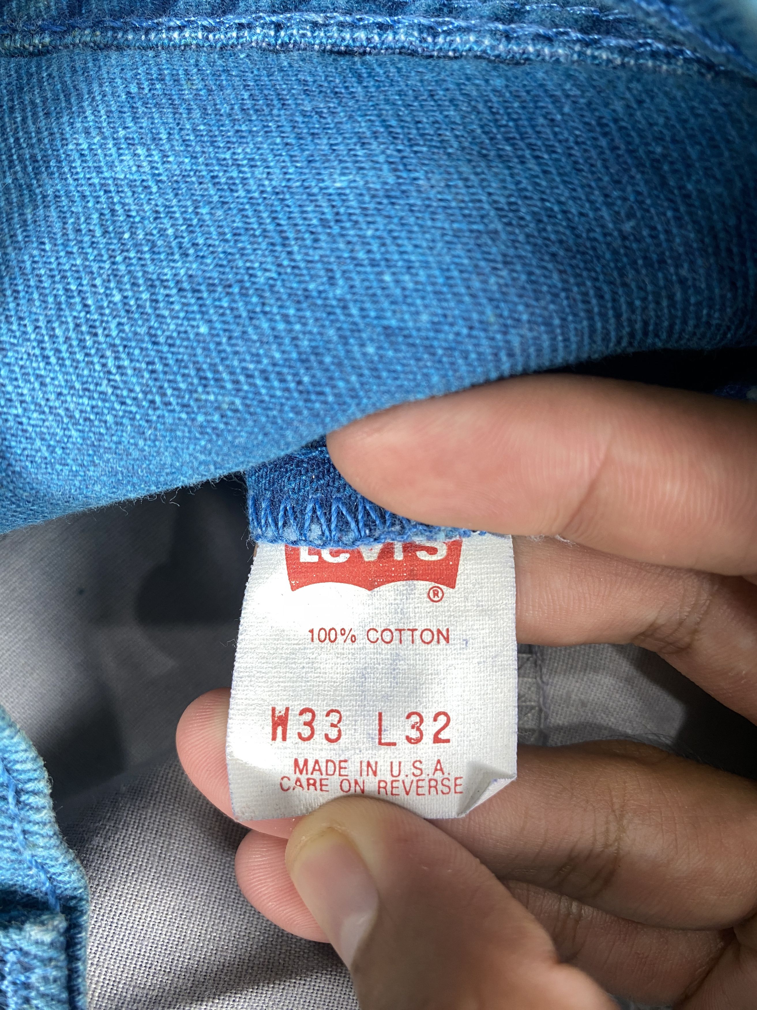 Levi's Vintage Levi's 550 Straight Cut Blue Jeans CP0064 Size US 32 / EU 48 - 10 Thumbnail