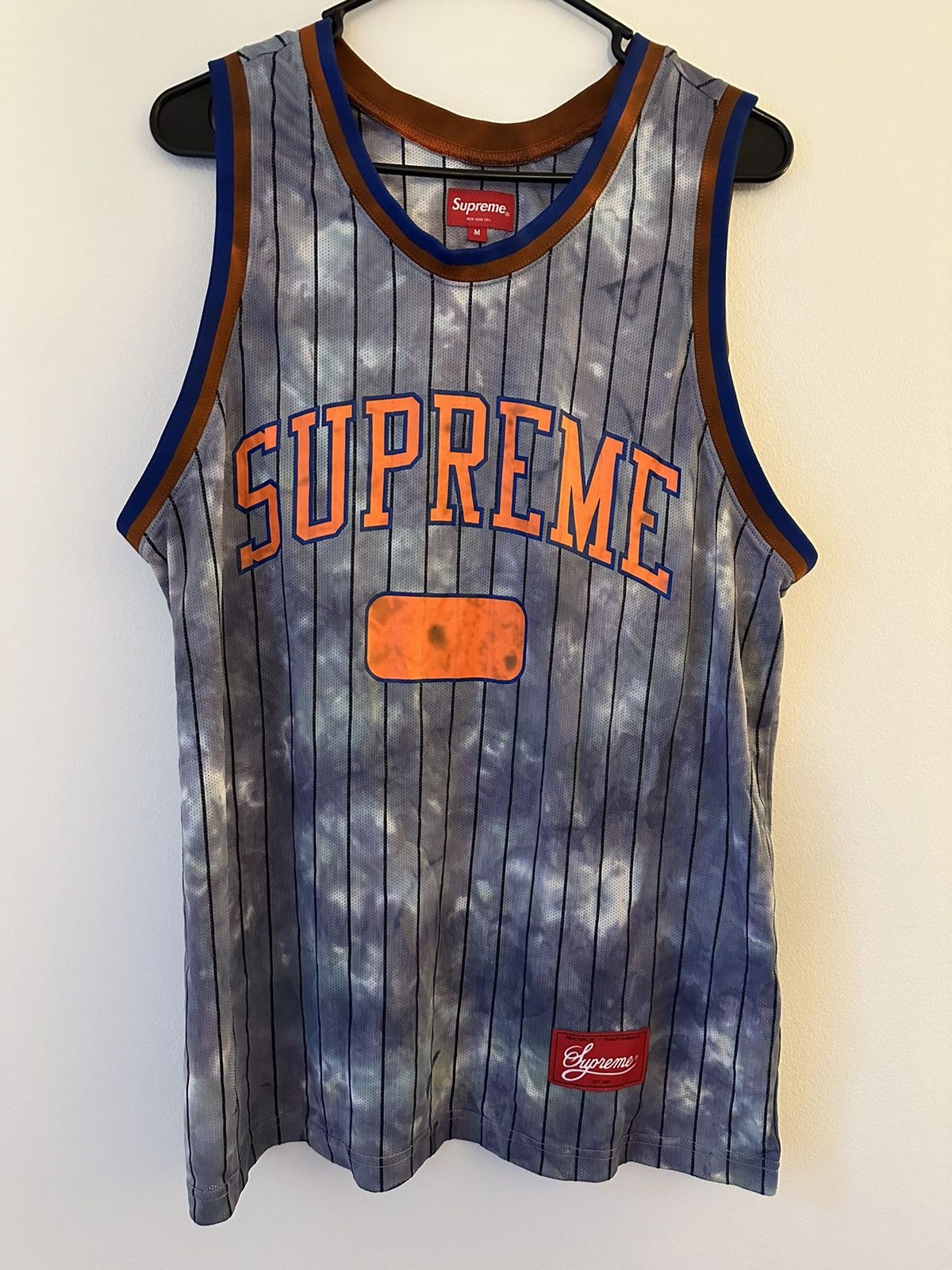 Supreme Supreme Dyed Basketball Jersey Tee Size US M / EU 48-50 / 2 - 1 Thumbnail