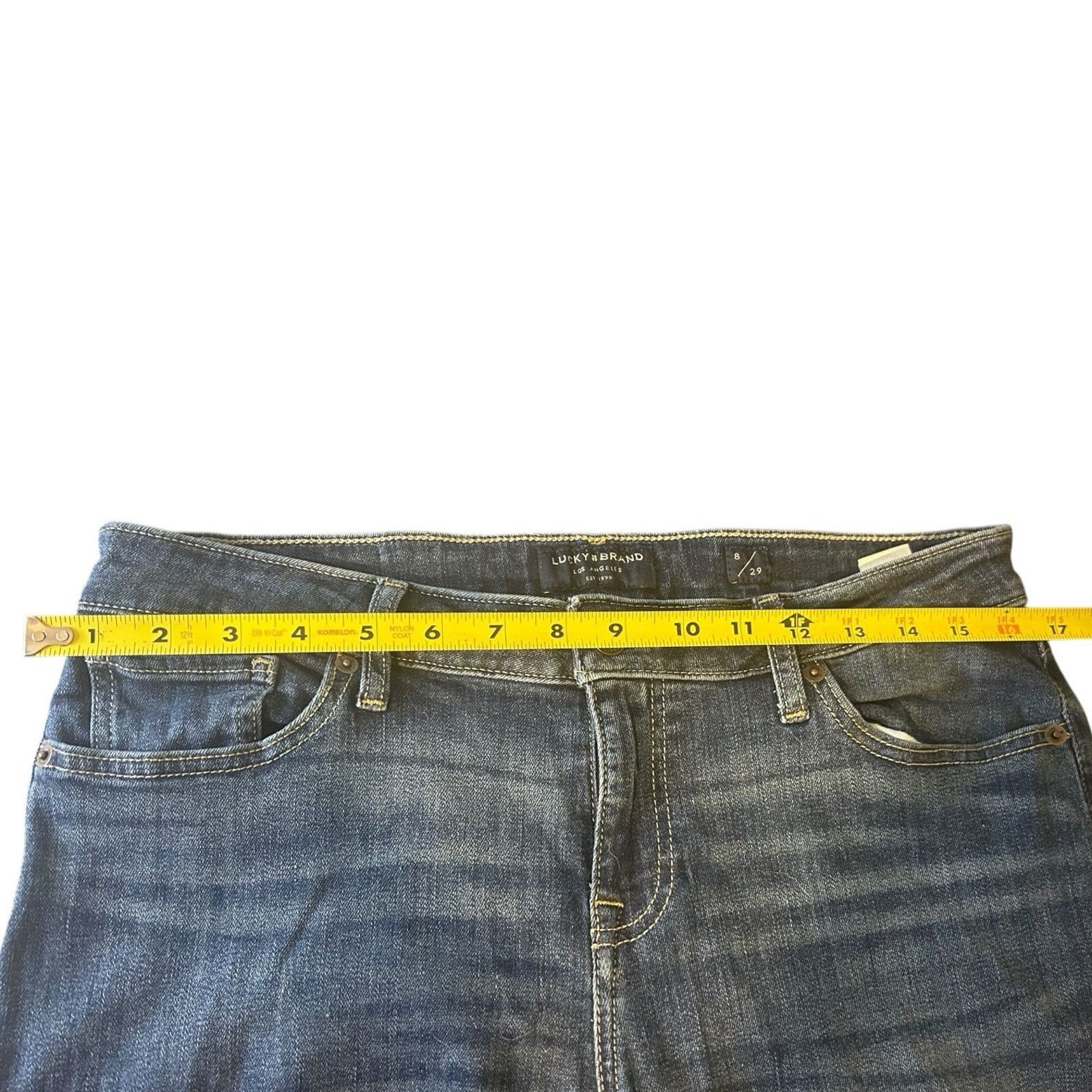 Lucky Brand Lucky Brand Women’s Dark Bermuda Denim Jean Shorts - 8/29 Size 30" / US 8 / IT 44 - 4 Thumbnail