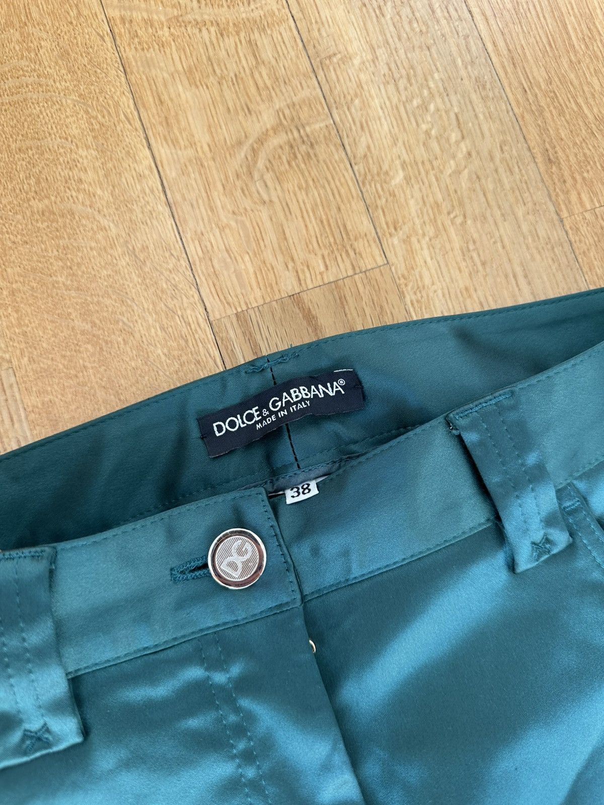 Dolce & Gabbana Women’s Dolce Gabbana Silk Pants 38 IT Size 26" / US 2 / IT 38 - 14 Thumbnail