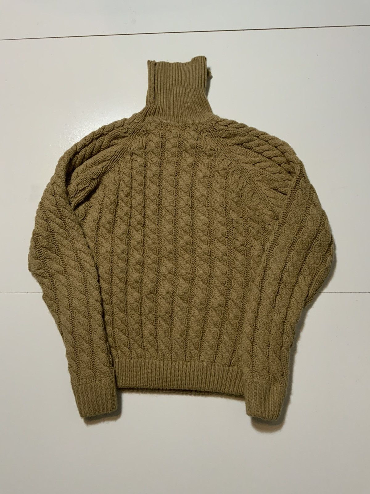 Vintage Vintage 70s 80s Herman Phillips Cableknit Turtleneck Sweater Size US M / EU 48-50 / 2 - 2 Thumbnail