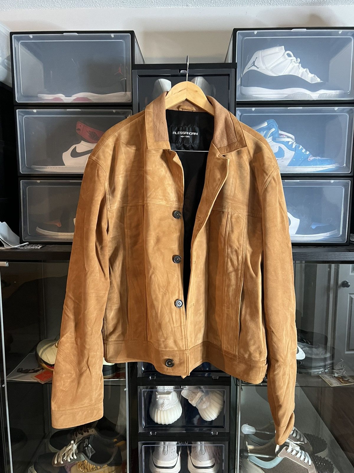image of Daniele Alessandrini Designer Jacket XL in Brown, Men's