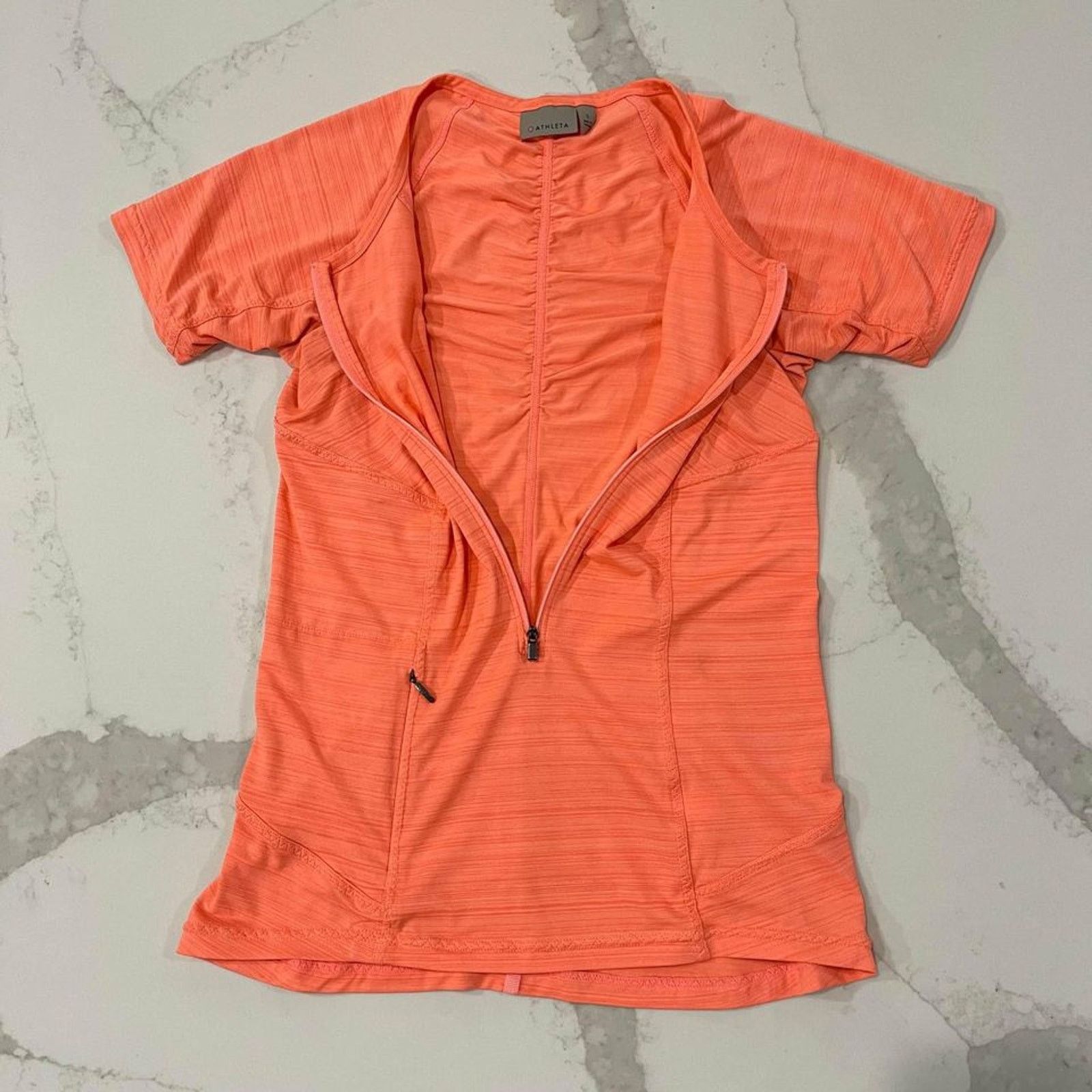 Athleta Athleta Pacifica UPF Tee 2 Ember Orange Women's Small Size S / US 4 / IT 40 - 5 Thumbnail