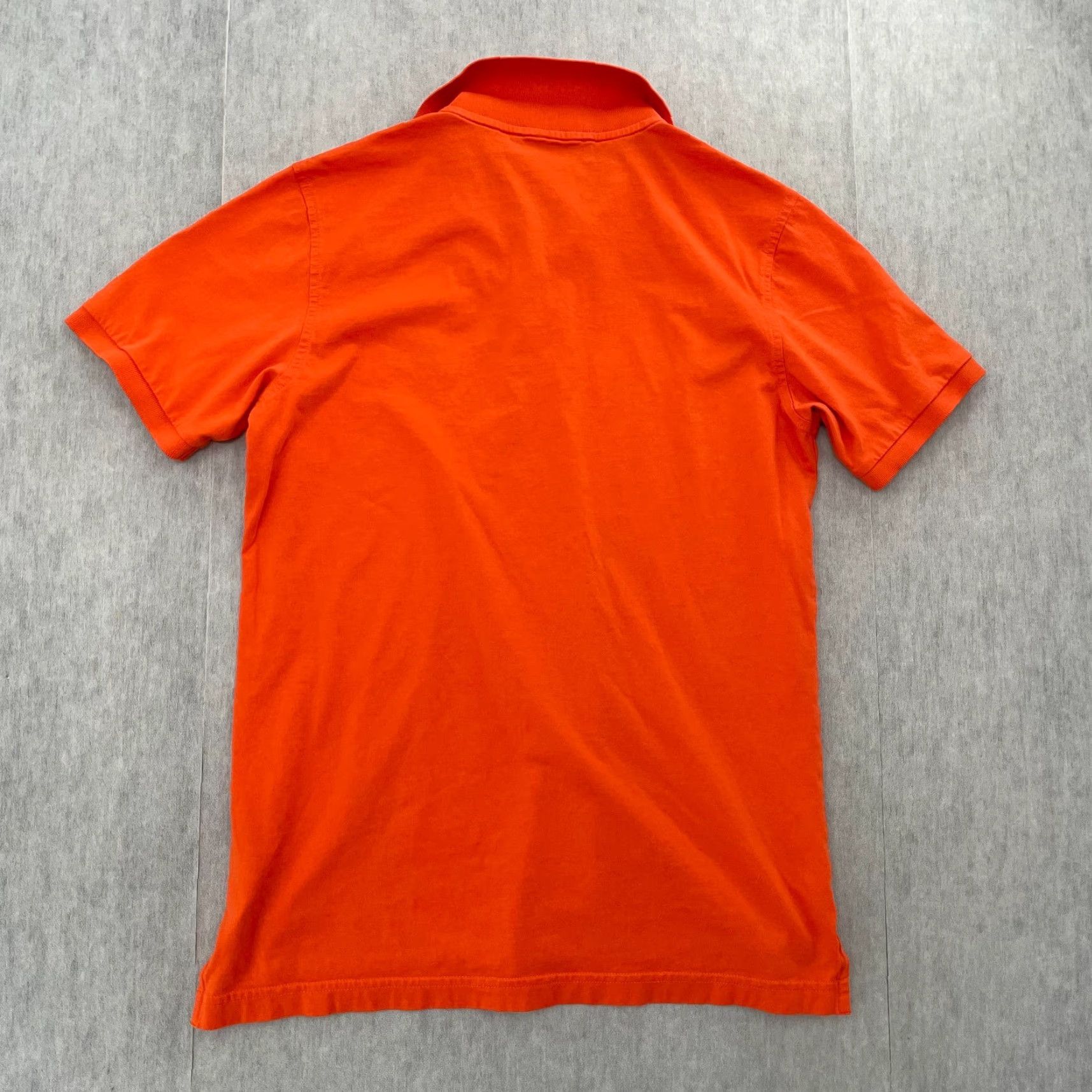 Bark VINTAGE James Bark Polo Shirt Adult Small Orange Solid Short Sleeve Cotton Mens S Size US S / EU 44-46 / 1 - 2 Thumbnail