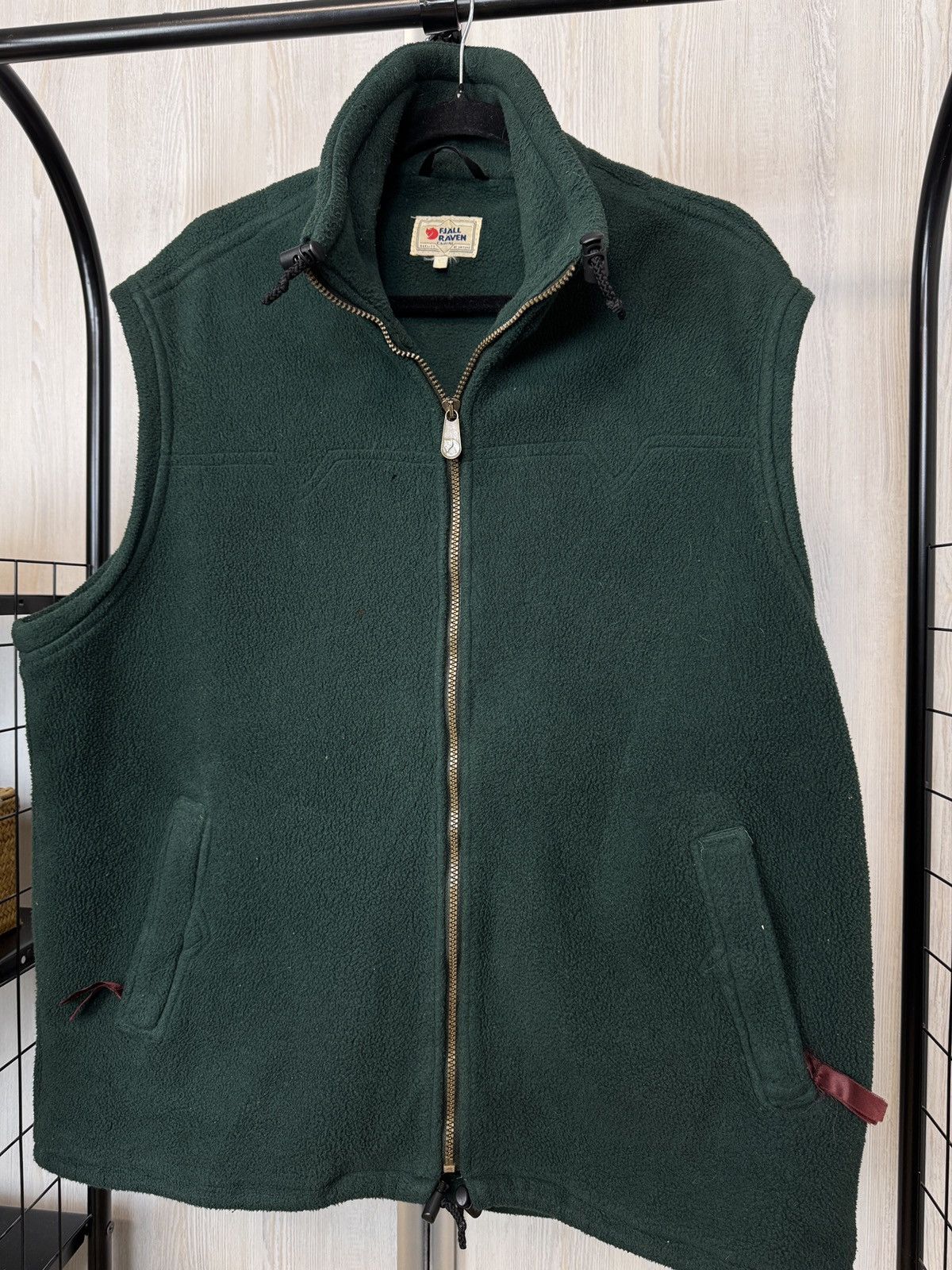 Fjallraven Fjallraven vintage big logo fleece full zip vest Size US XL / EU 56 / 4 - 3 Thumbnail