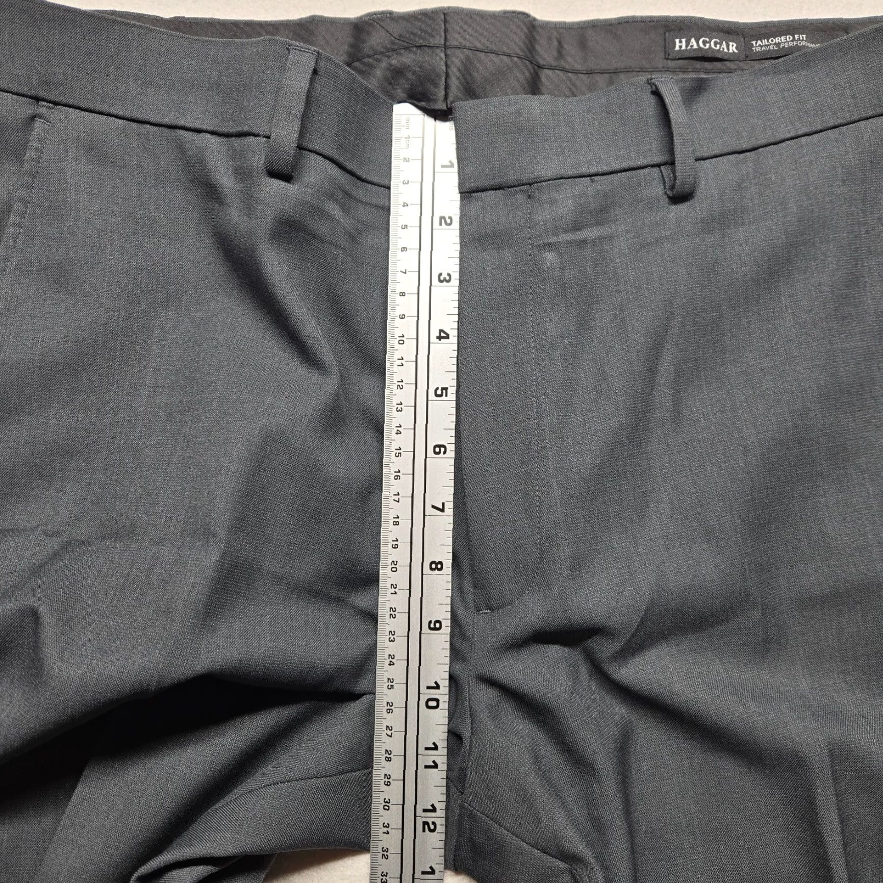 Haggar Haggar Pants Gray Tailored Fit Flat Front Dress Adult Men's Size 38 Inseam 29 Brand: Haggar Fit: Regular Size US 38 / EU 54 - 5 Thumbnail