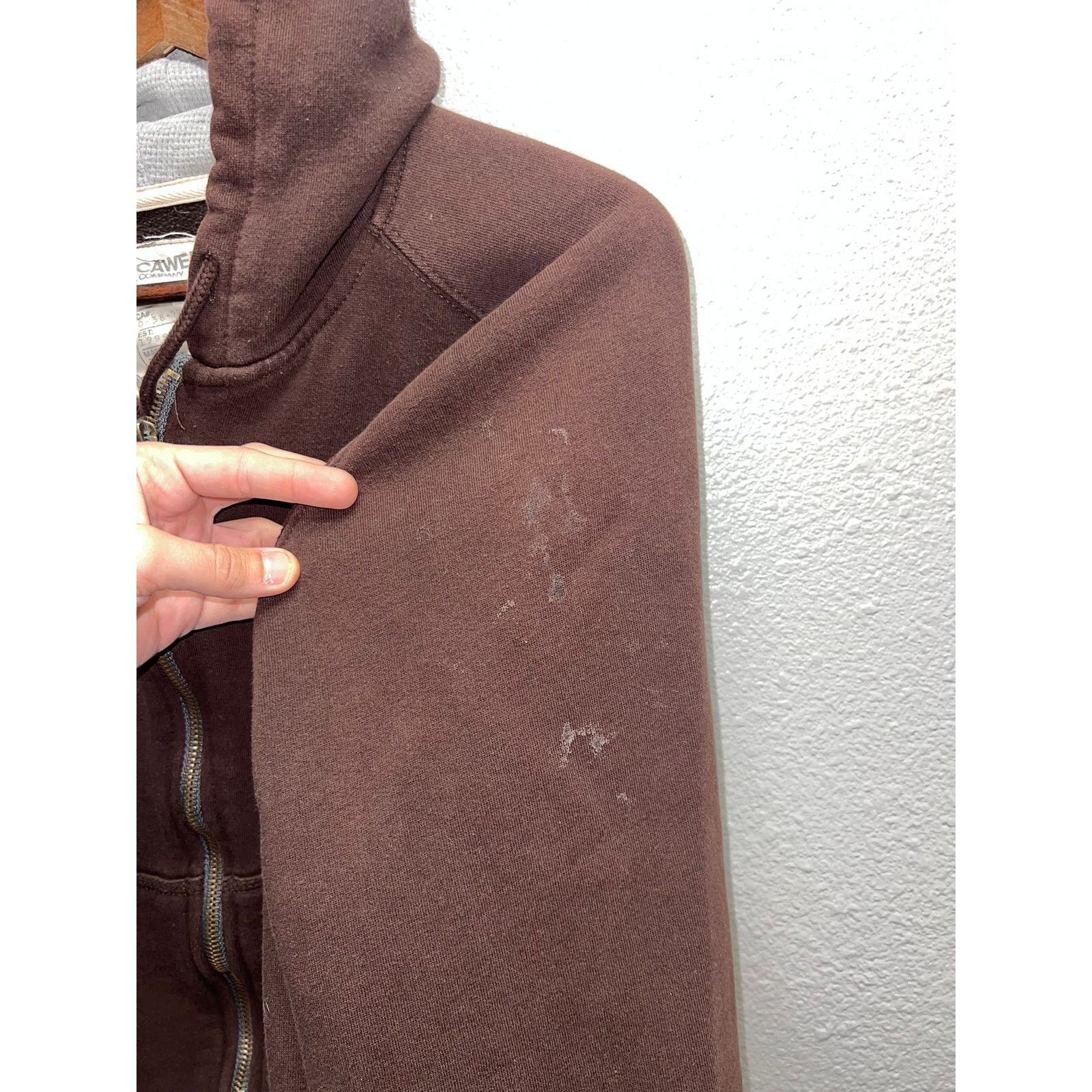 Vintage Rocawear Brown Hoodie Roc Denim Co Premium Honor Y2K Large Size US L / EU 52-54 / 3 - 6 Thumbnail