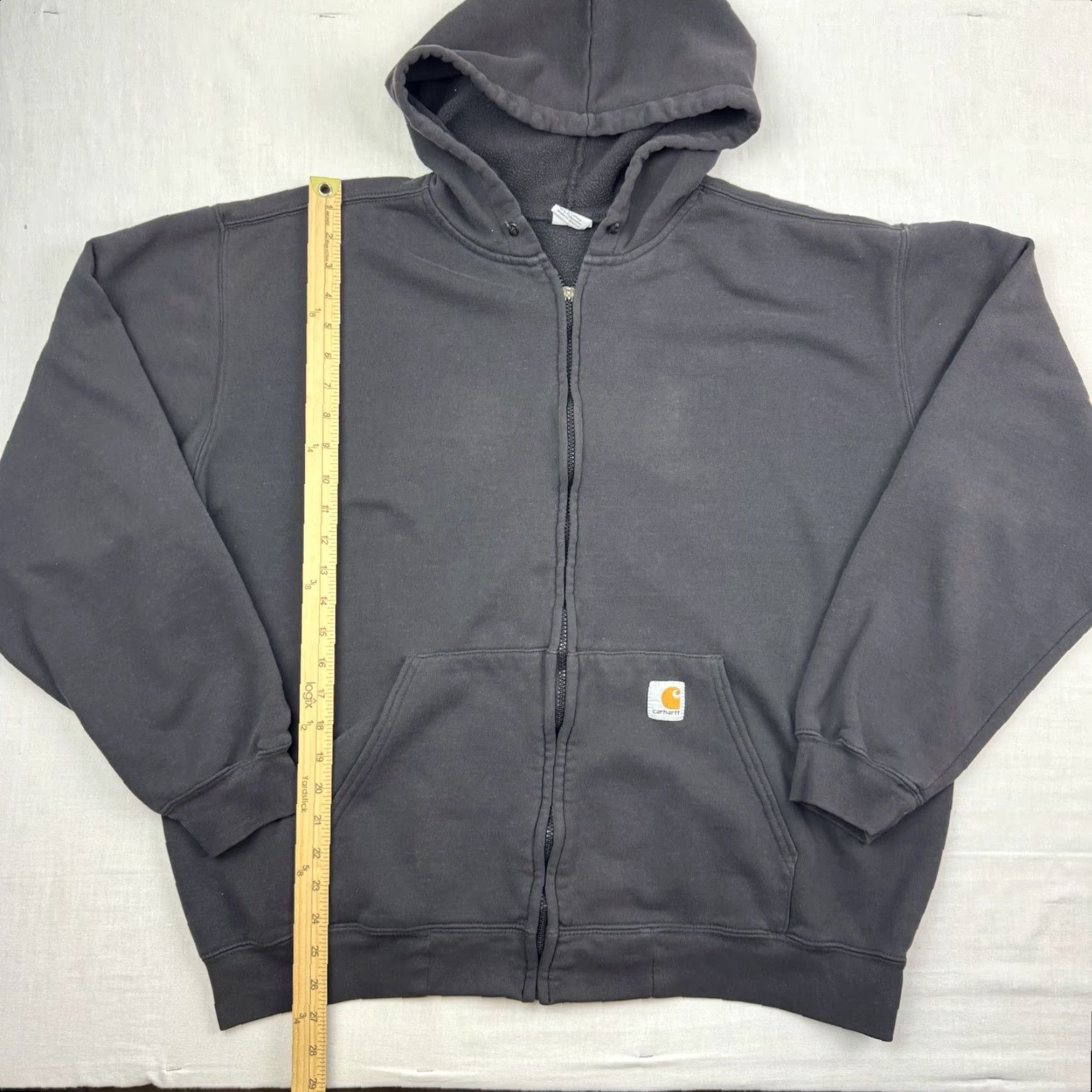 Carhartt VINTAGE Carhartt Full Zip Hoodie Adult XL Black Grunge Y2K Hipster Mens Size US XL / EU 56 / 4 - 5 Thumbnail