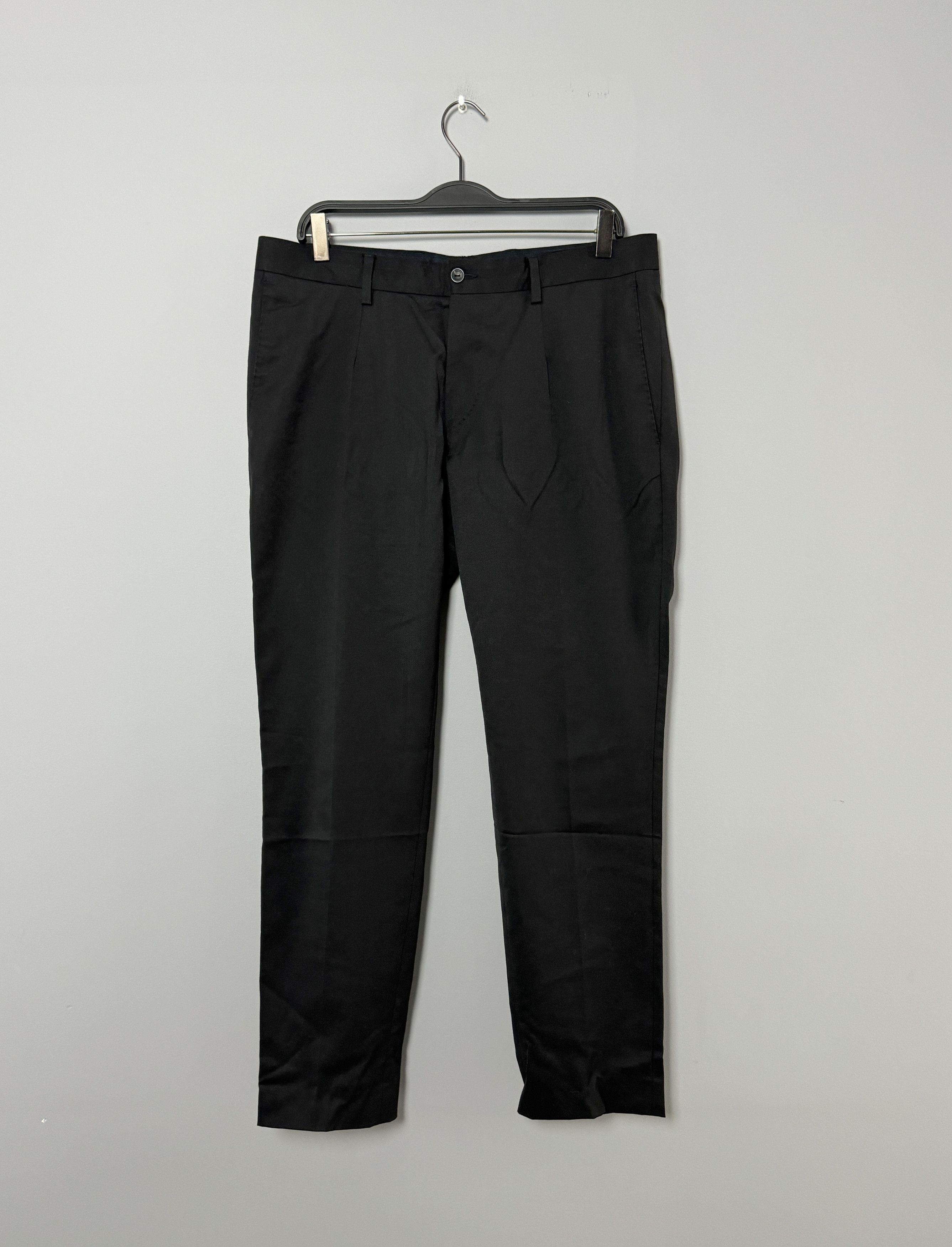 Versace Men's Versace Classic Pants Chino Black Trousers Size 50 Size US 34 / EU 50 - 1 Thumbnail