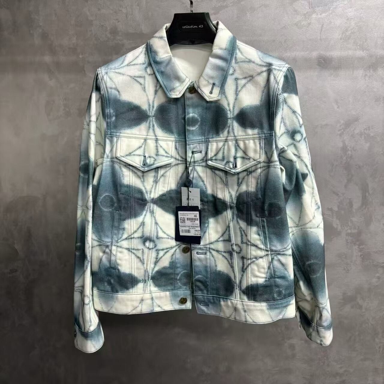 Louis Vuitton Louis Vuitton Denim Printed Gray Light Jacket xs Men Size US XS / EU 42 / 0 - 1 Thumbnail
