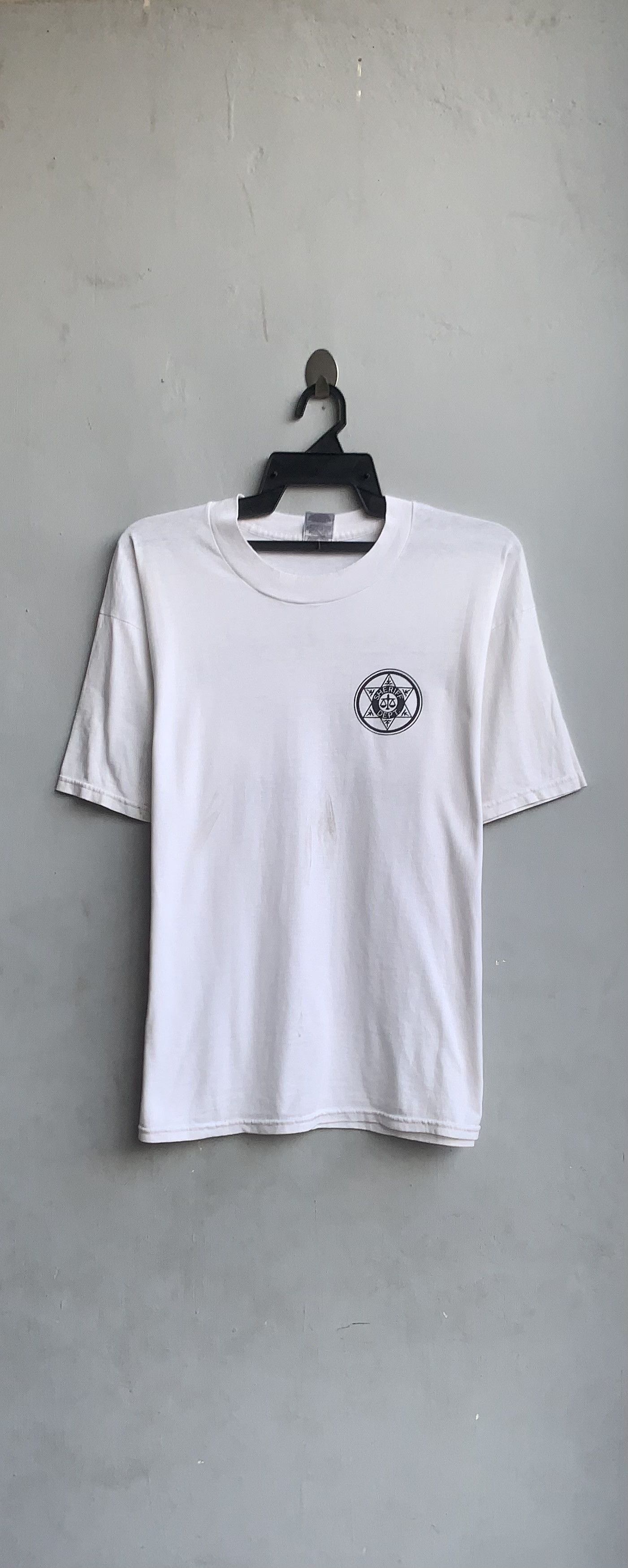 Fruit Of The Loom × Vintage Sheriff Dept Motor Vehicle Operator Vintage Shirt Size US L / EU 52-54 / 3 - 2 Thumbnail