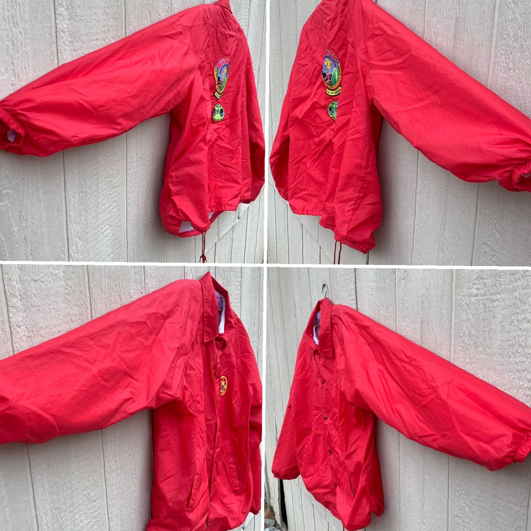 Area VINTAGE Boy Scouts Windbreaker Jacket Rimrovers San Francisco Bay Area BSA XL Jacket Size US XL / EU 56 / 4 - 3 Thumbnail