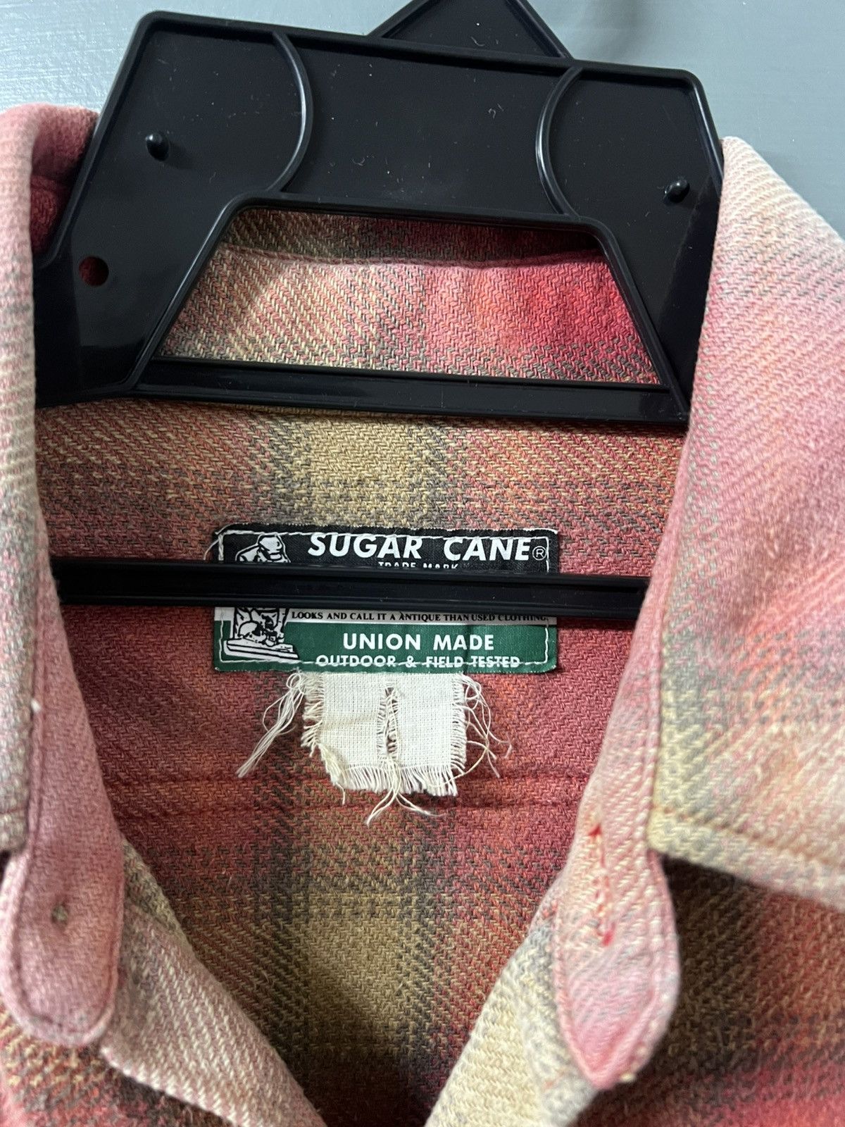 Sugar Cane VINTAGE SUN FADED SUGAR CANE FLANNEL Size US L / EU 52-54 / 3 - 10 Thumbnail