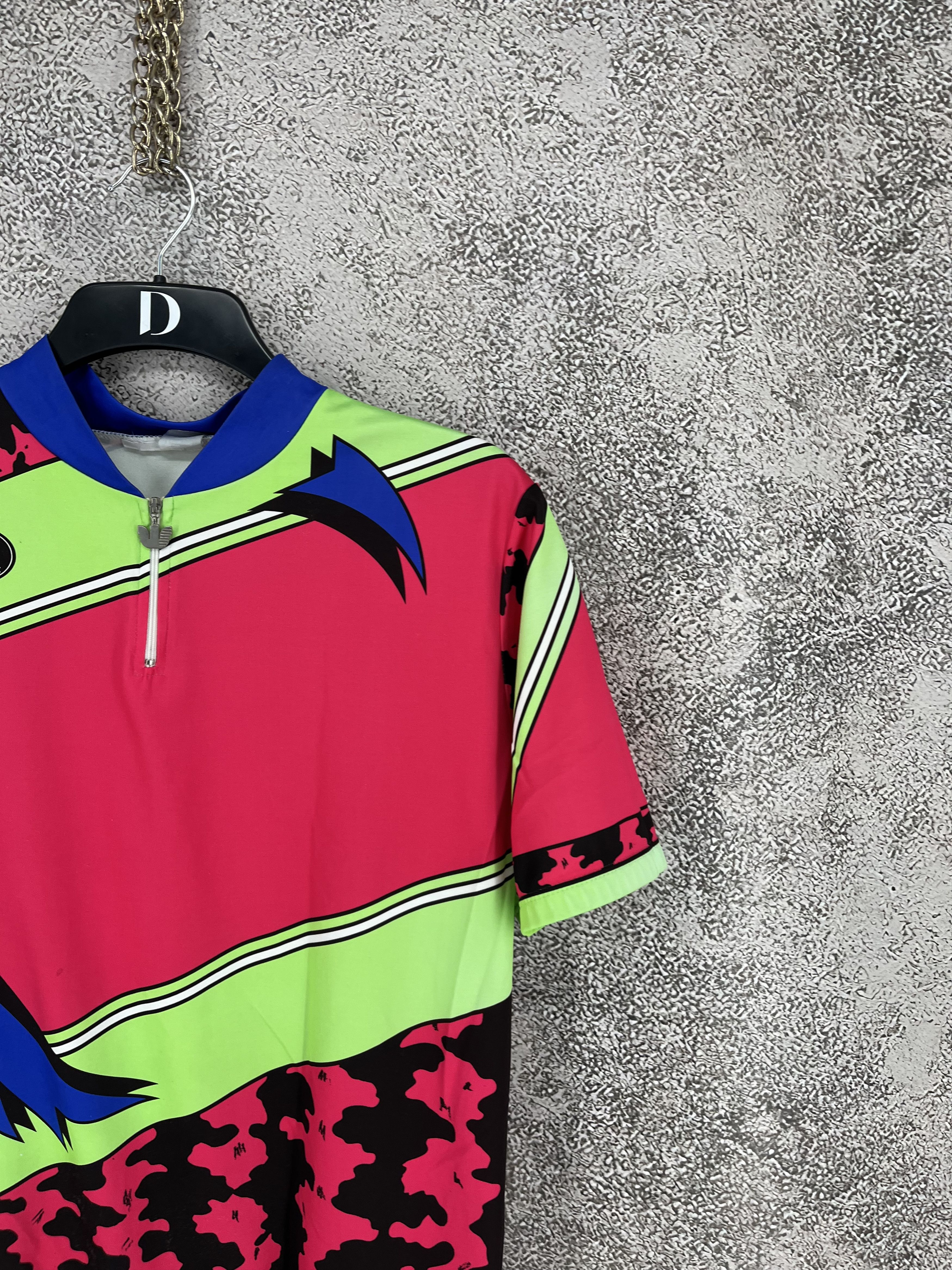 Vintage Vintage Vermarc Neon Cycling Jersey 90s Rare Size US M / EU 48-50 / 2 - 5 Thumbnail