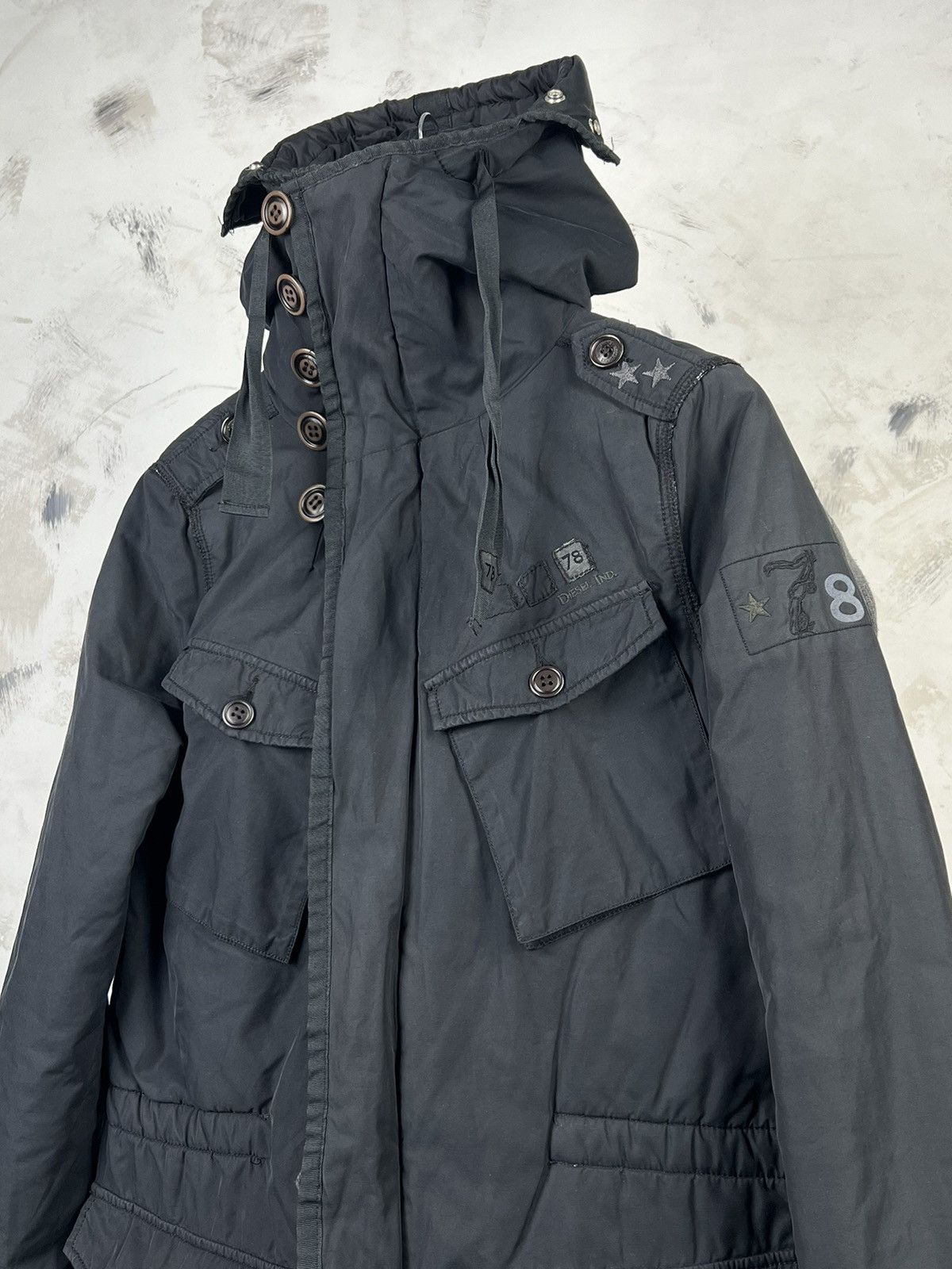 Diesel Vintage Diesel Hooded Parka Utility Military Style M-L Size US L / EU 52-54 / 3 - 5 Thumbnail