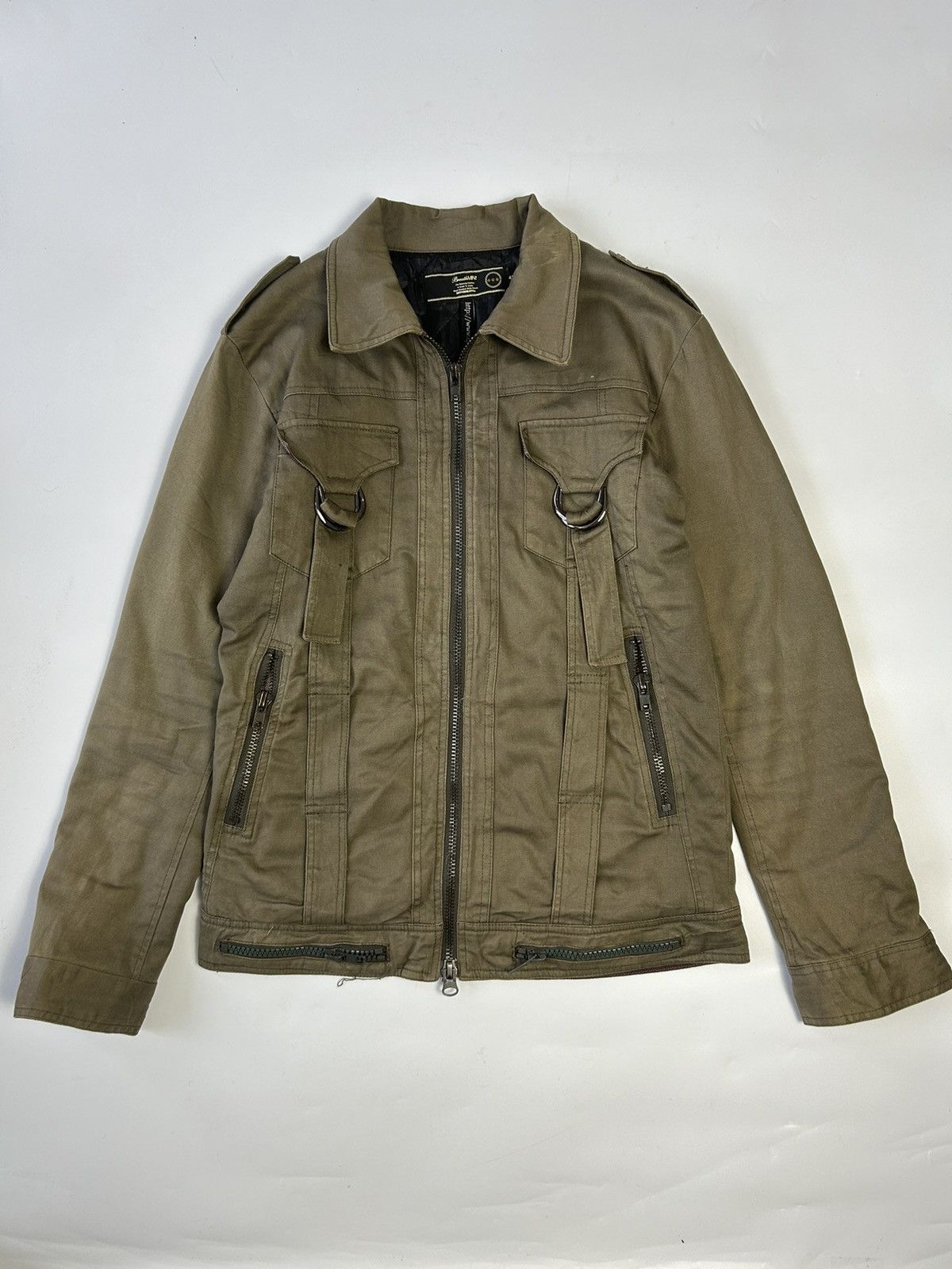 Japanese Brand BREATH MINT MULTI POCKET COTTON JACKET Size US XS / EU 42 / 0 - 1 Thumbnail