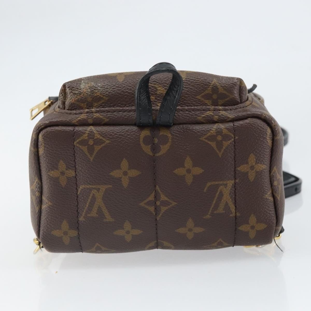 Louis Vuitton Louis Vuitton Monogram Palm Springs Mini Backpack Brown Size ONE SIZE - 6 Thumbnail