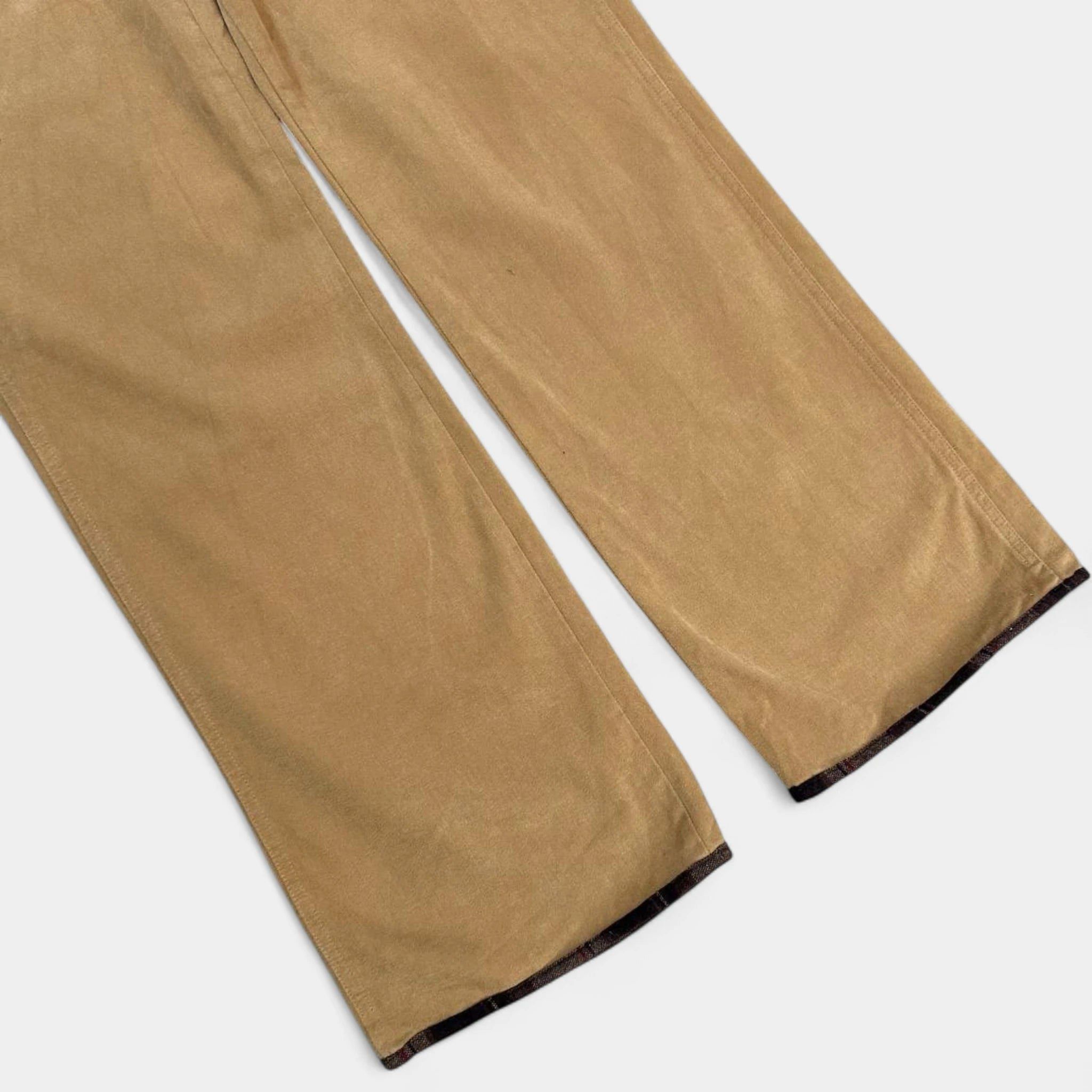 Dolce & Gabbana Dolce & Gabbana Beige Carpenter Pants Size US 31 - 3 Thumbnail
