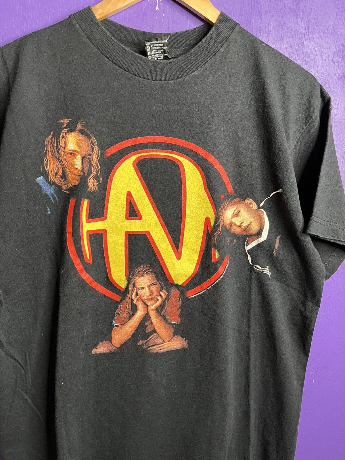Band Tees × Vintage Vintage 1998 Hanson band members t-shirt Size US L / EU 52-54 / 3 - 3 Thumbnail