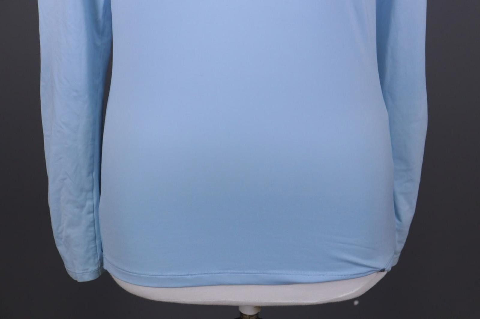 KJUS KJUS UPF 50+ Blue Long Sleeve Polo Shirt Size S Size S / US 4 / IT 40 - 2 Thumbnail