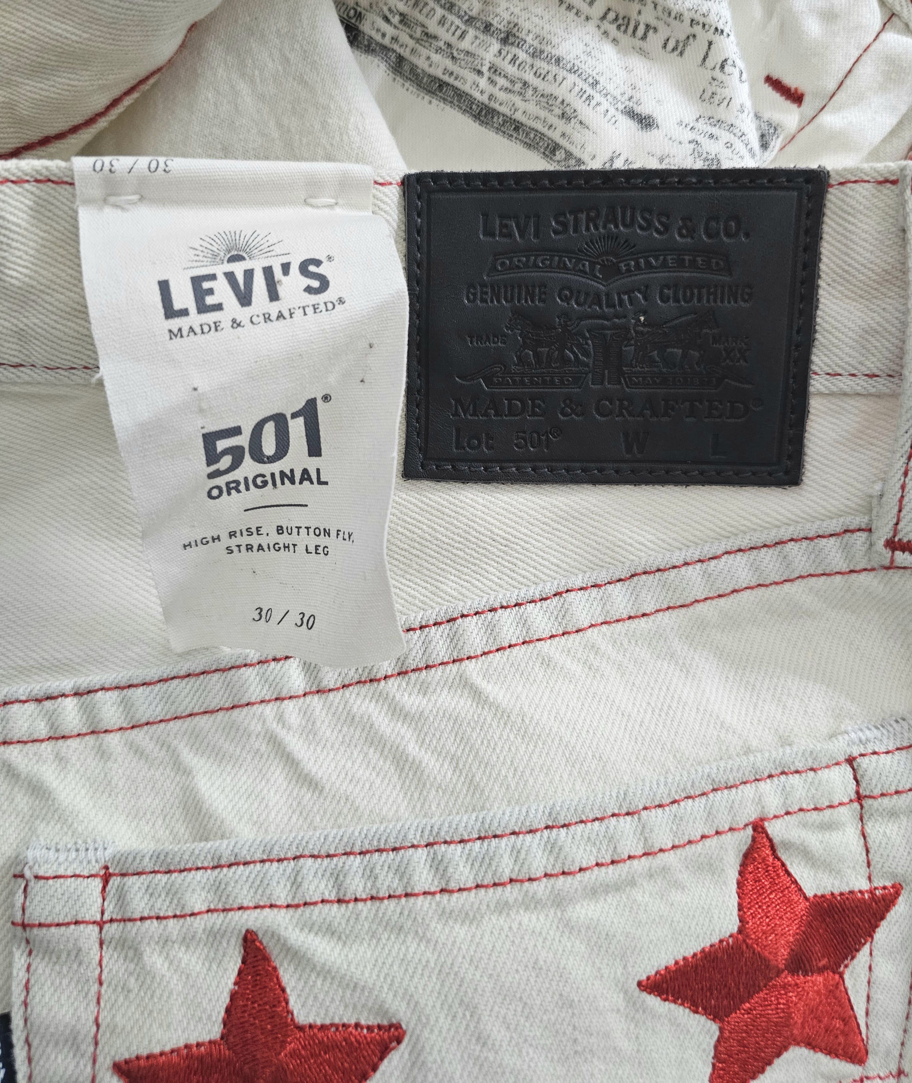 Levi's Made & Crafted NWT Levi's Made&Crafted 501 Original Big E Selvedge Size 30" / US 8 / IT 44 - 8 Thumbnail
