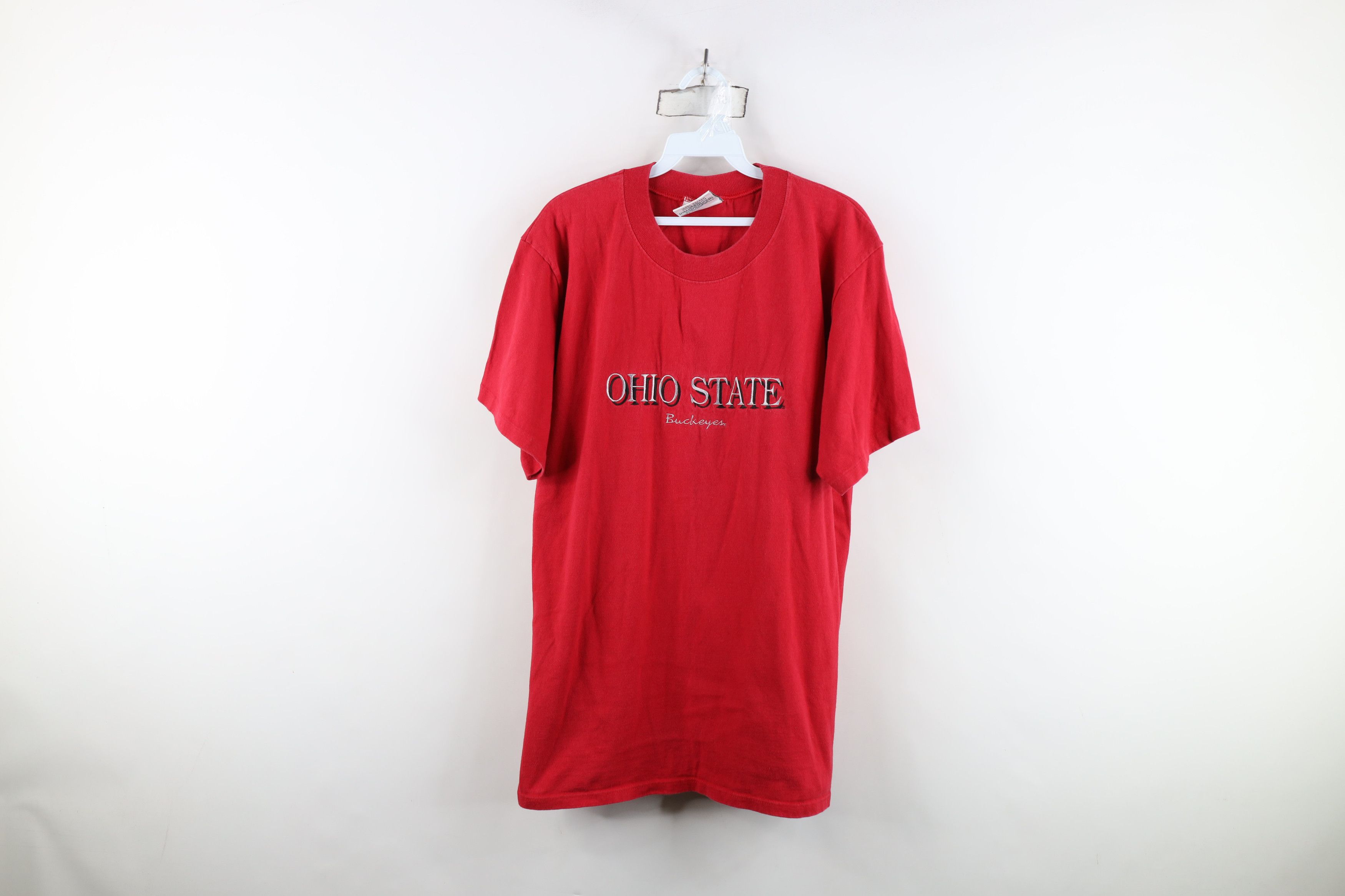 Vintage Vintage 90s Ohio State University Short Sleeve T-Shirt USA Size US M / EU 48-50 / 2 - 1 Thumbnail