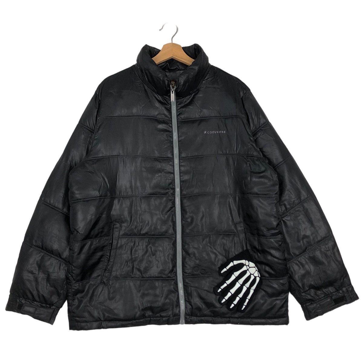 Japanese Brand 🔥90’s Vintage Puffer Down Jacket Converse All Star Size US L / EU 52-54 / 3 - 2 Thumbnail