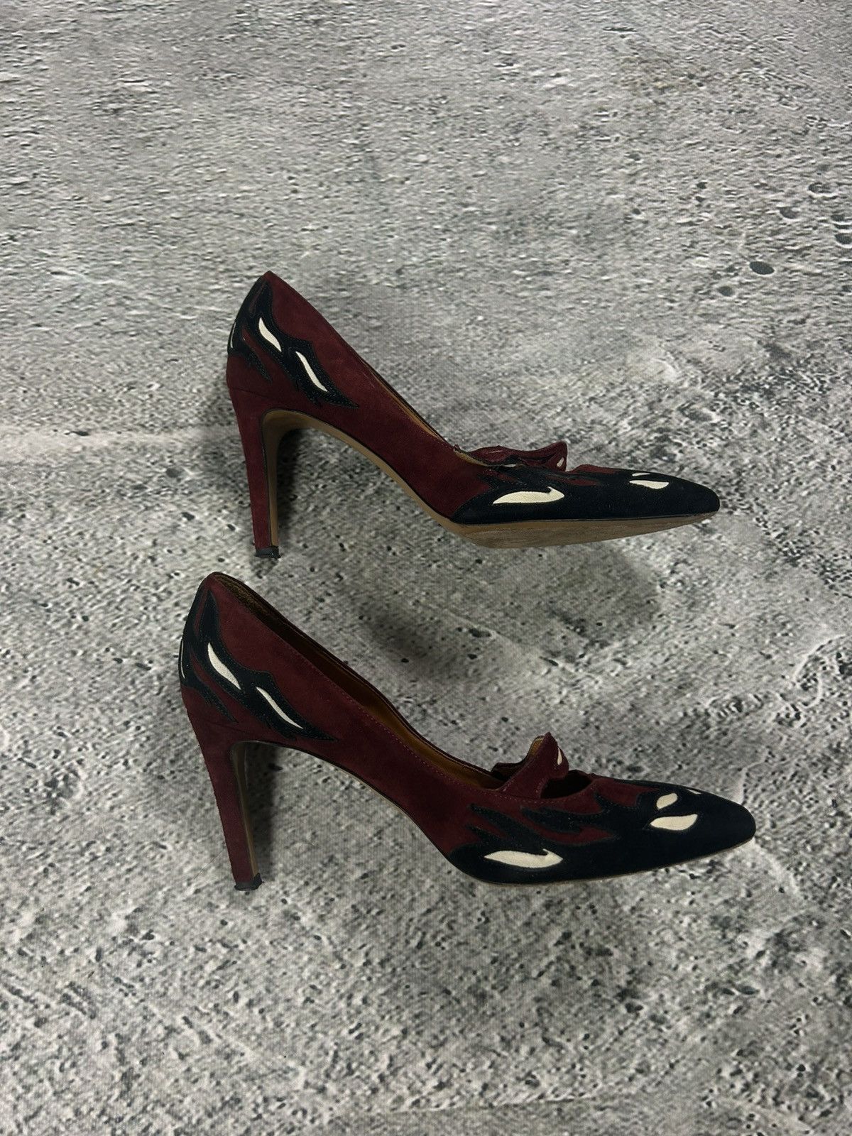 Isabel Marant Isabel Marant Kylie Suede Pumps slingback heels Size US 7 / IT 37 - 6 Thumbnail
