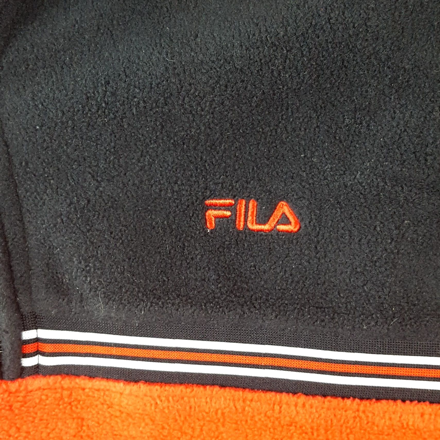 Fila Y2K FILA 2-Tone Fleece Quarter Zip Pullover Men's Size L Crewneck Sweatshirt Vintage Red Pile Jacket Outdoor Hiking Size US L / EU 52-54 / 3 - 3 Thumbnail