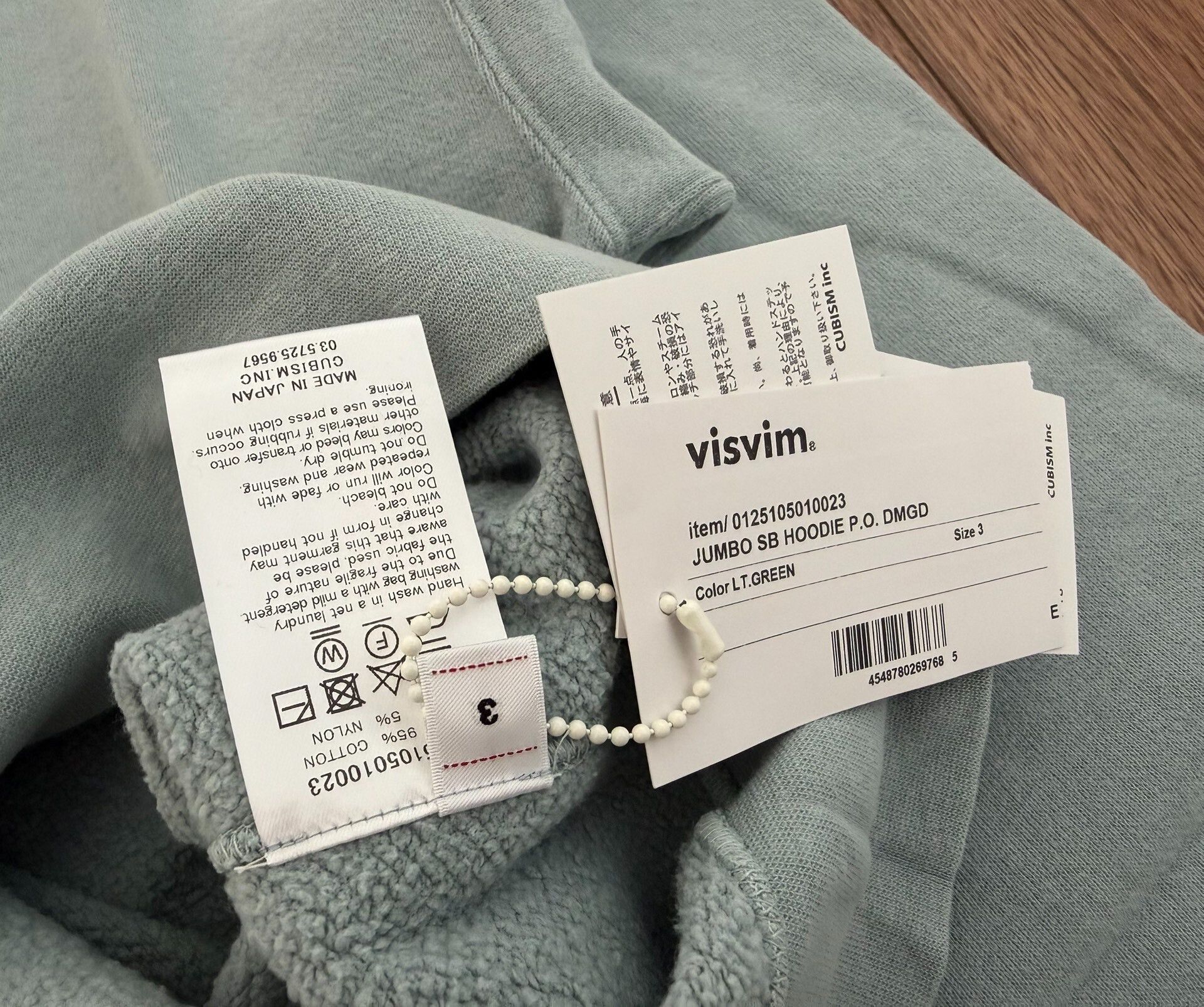 Visvim VISVIM 25SS JUMBO SB HOODIE DMGD Size US L / EU 52-54 / 3 - 2 Thumbnail