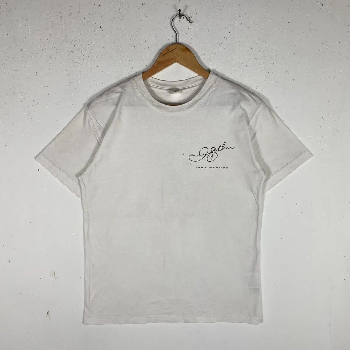 David Beckham VINTAGE 90's DAVID BECKHAM PROMO SIGNATURE TEE Size US M / EU 48-50 / 2 - 5 Thumbnail