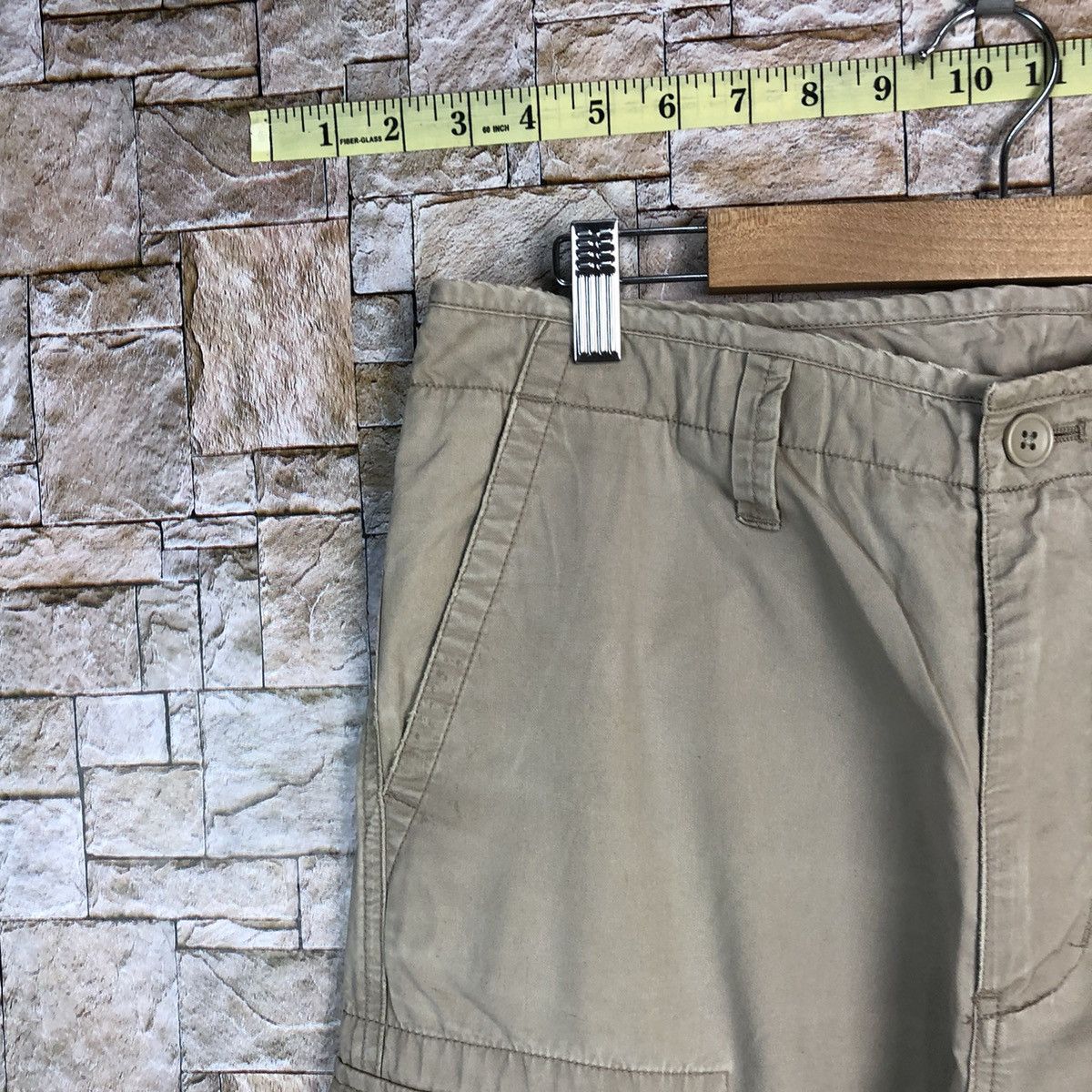Japanese Brand Top Valu Brown Cargo Multipocket Pants #A719 Size US 32 / EU 48 - 7 Thumbnail