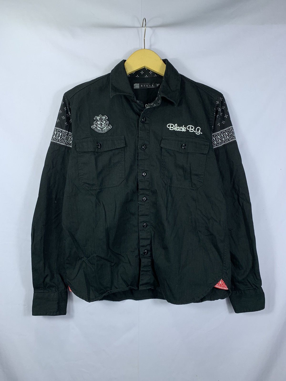 Hysteric Glamour × If Six Was Nine × Japanese Brand Black Punk Shirt Gothic Style Size US S / EU 44-46 / 1 - 2 Thumbnail