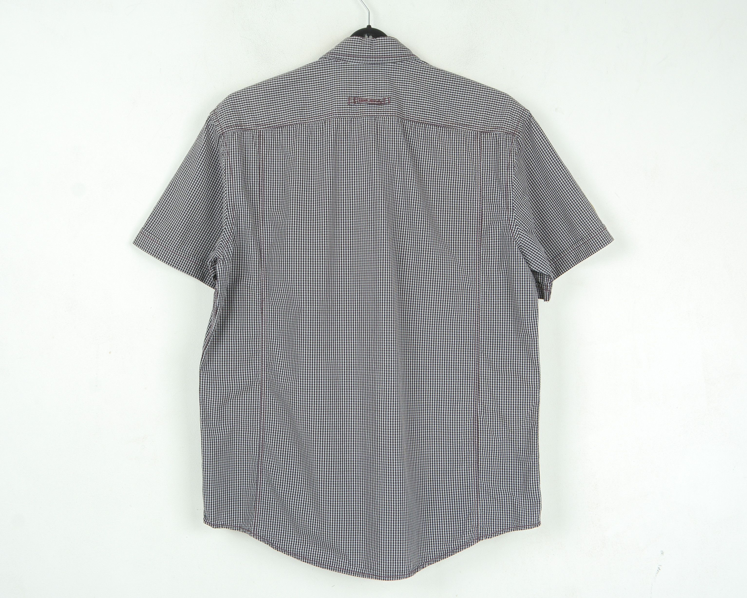 camel active Short Sleeve Summer L Shirt Check Casual Tartan Button Top Size US L / EU 52-54 / 3 - 4 Thumbnail