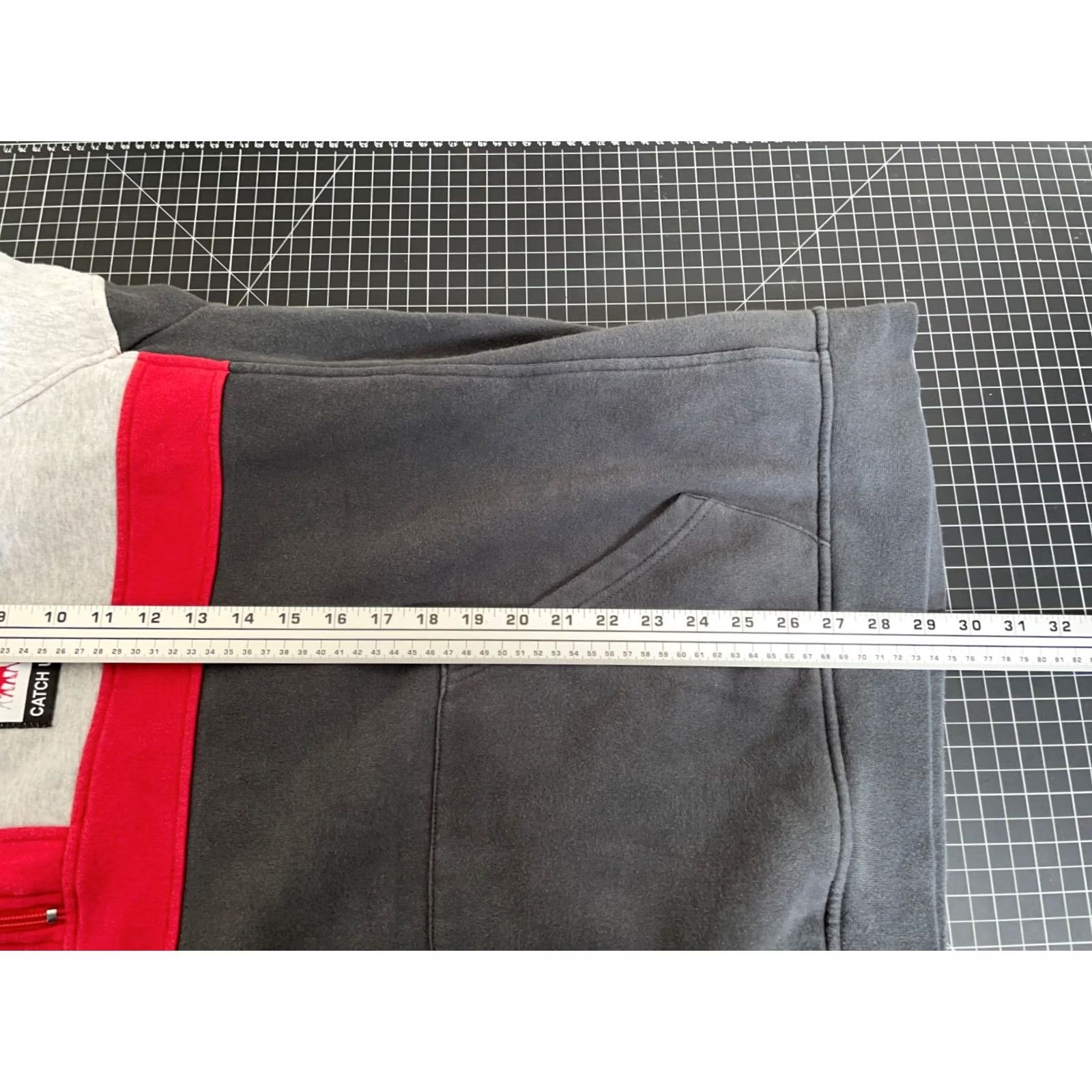 Vintage LRG Hoodie Men's 4XL Gray 1/4 Zip Heavyweight Sweatshirt Pullover Crew Neck Long Sleeve Pockets Graphic Print Hip Hop Style Fir 4XL Mens Size US XXL / EU 58 / 5 - 7 Thumbnail