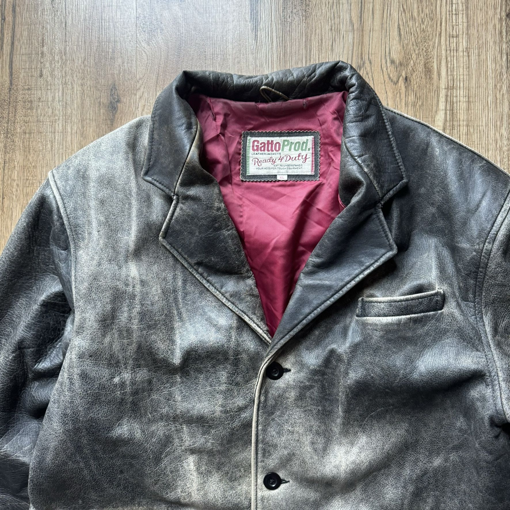 Genuine Leather × Vintage Amazing brown vintage jacket coat Size US L / EU 52-54 / 3 - 3 Thumbnail