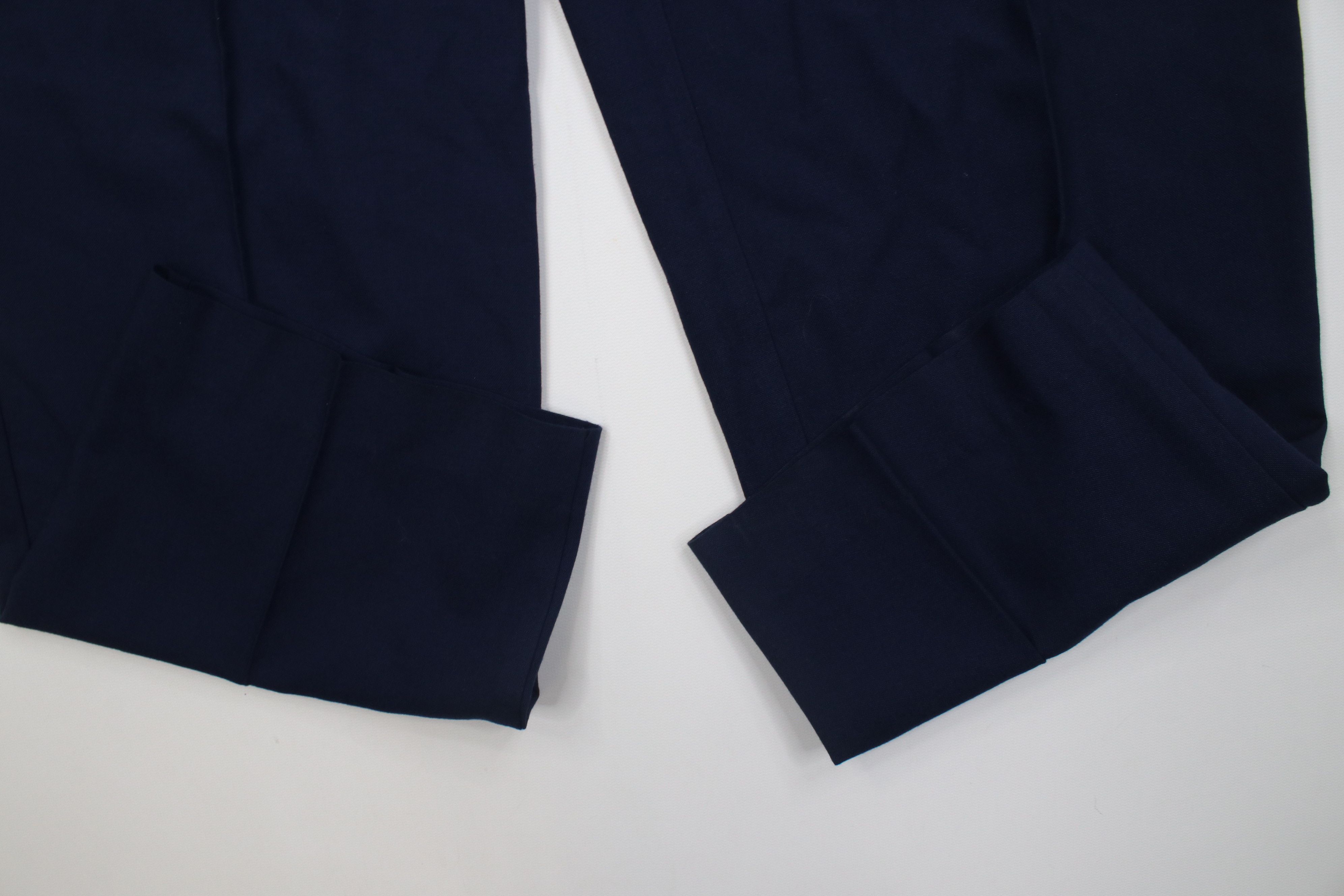 Vintage Vintage 90s Streetwear Knit High Waisted Chino Pants Blue Size US 34 / EU 50 - 7 Thumbnail