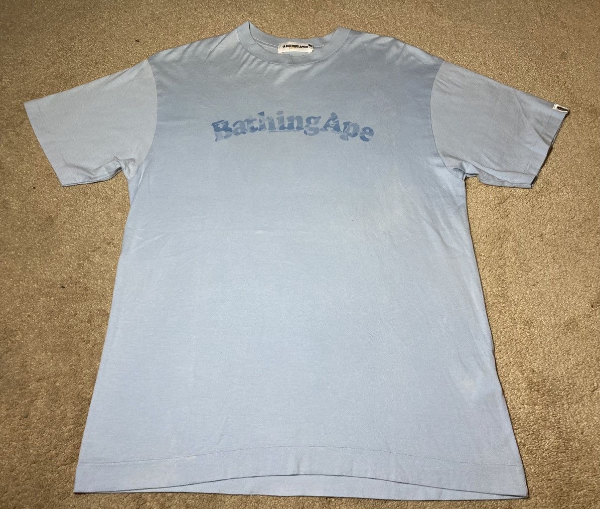 Bape 2010 Bape Blue Ocean Camouflage Large Camo Classics Ape Logo Size US L / EU 52-54 / 3 - 2 Thumbnail