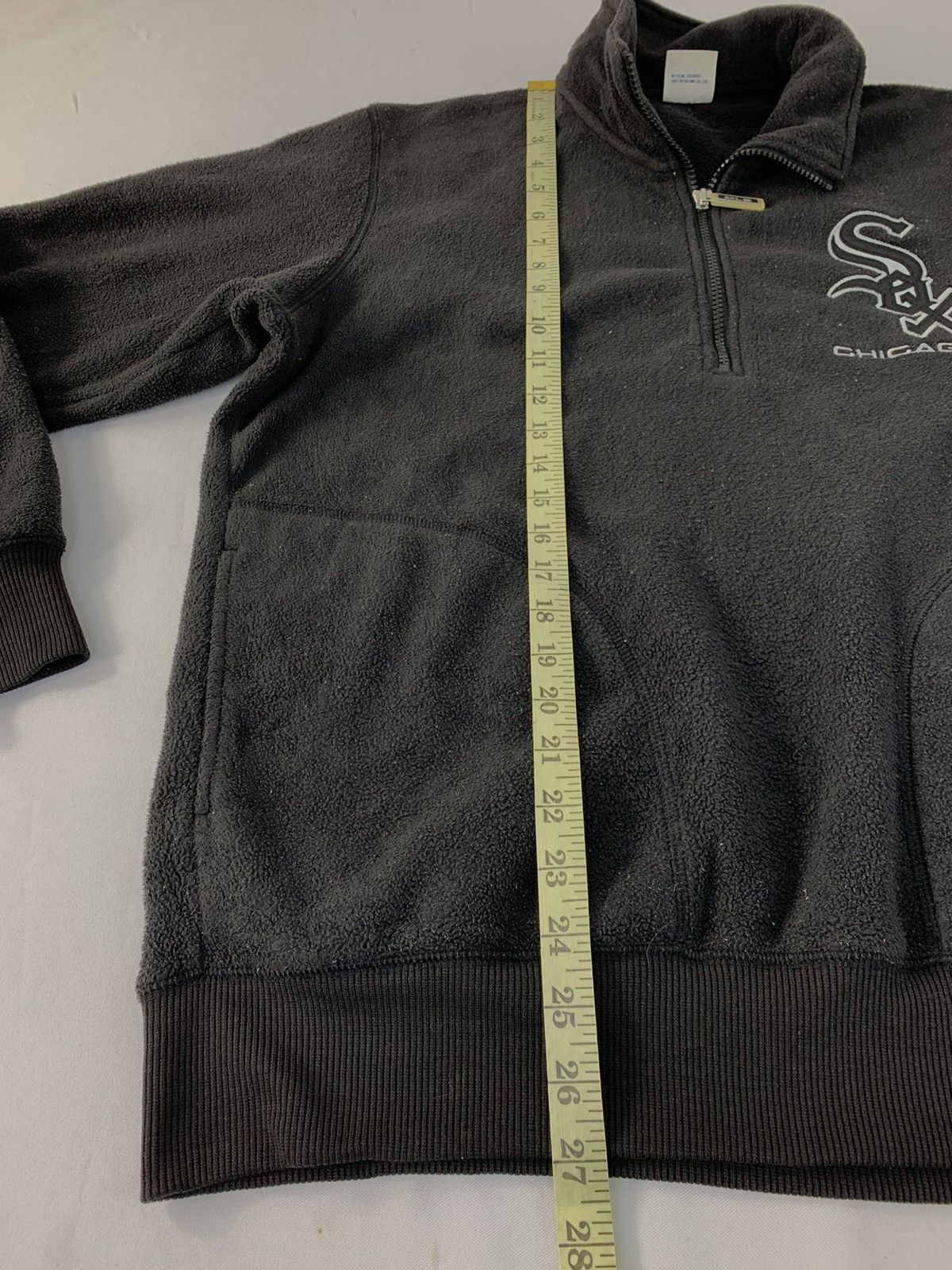 MLB Hype MLB Chicago White Sox Half Zip Fluffy Fleece Jacket Size US XL / EU 56 / 4 - 12 Thumbnail