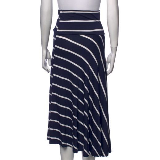 ELAN Elan Nautical Striped Midi Skirt Size 28" / US 6 / IT 42 - 3 Thumbnail