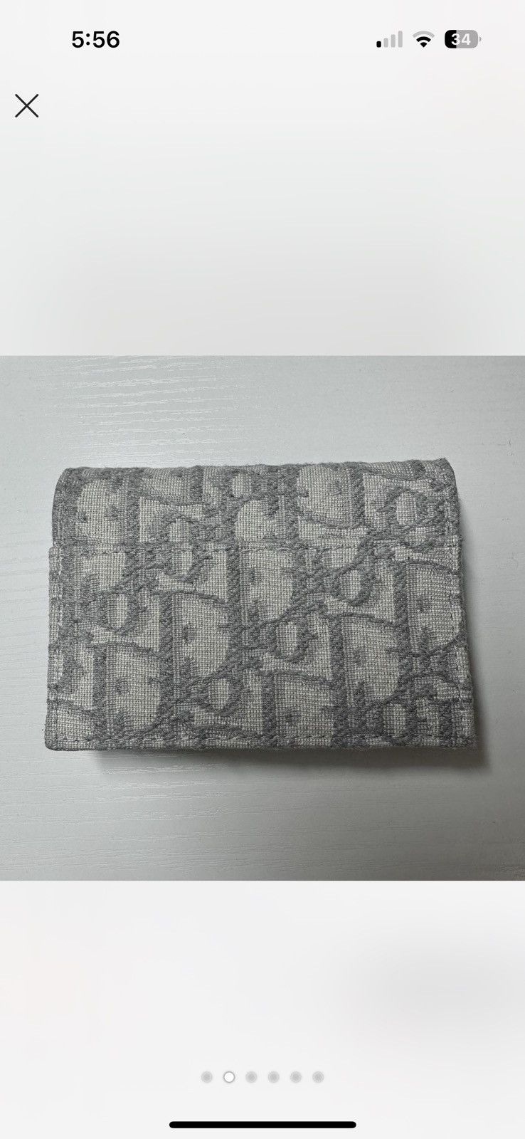 Dior DIOR Saddle Flap Card Holder/Wallet Size ONE SIZE - 2 Thumbnail