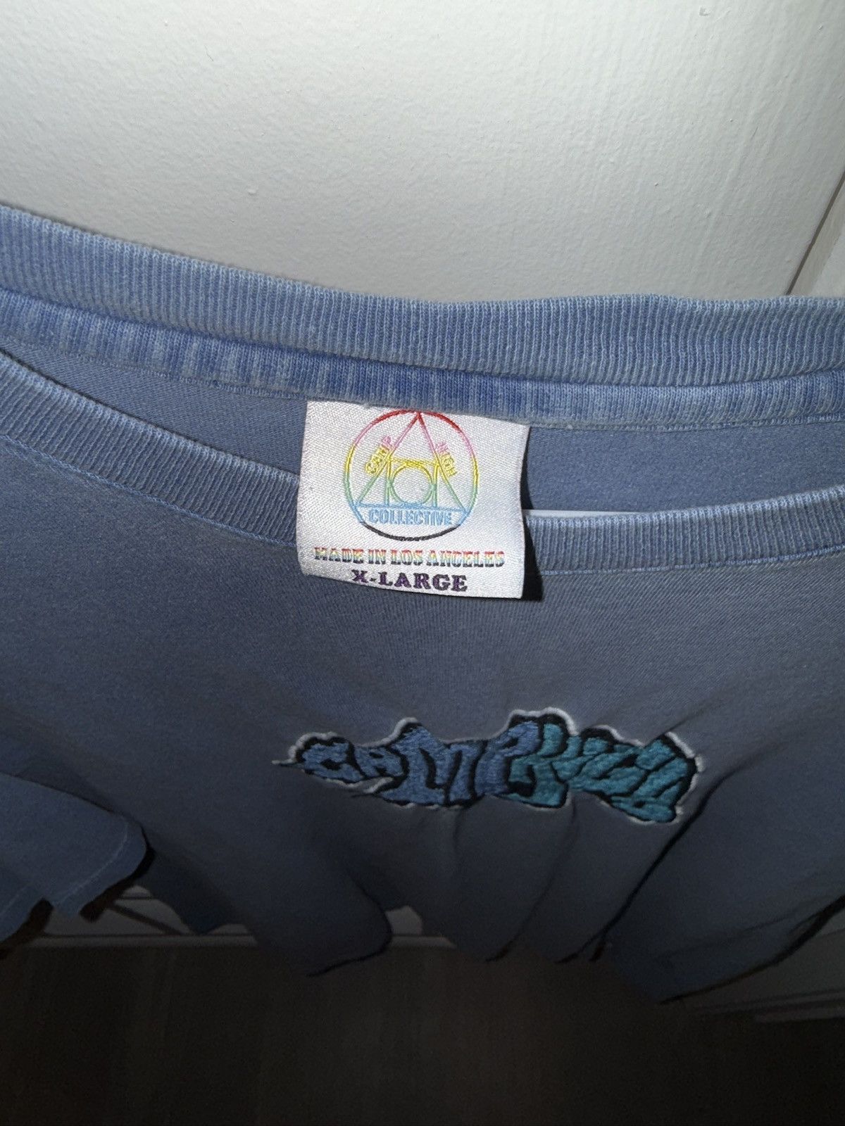 Camp High Camp High Bear Embroidered Faded Blue Tee XL Made in USA Size US XL / EU 56 / 4 - 2 Thumbnail