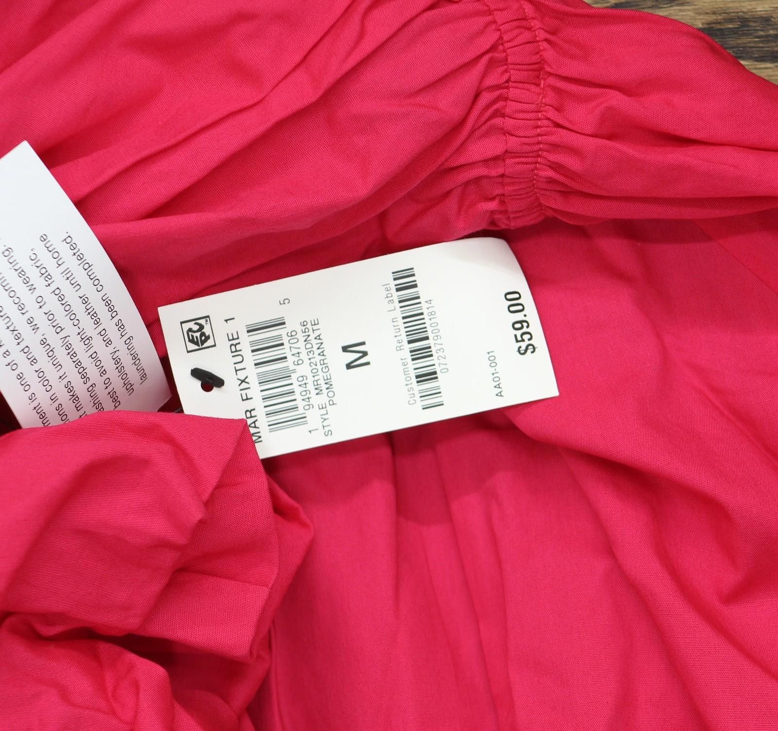 Other Nwt And Now This Flare Puff Sleeve Dress Pomegranate Red M Size M / US 6-8 / IT 42-44 - 4 Thumbnail