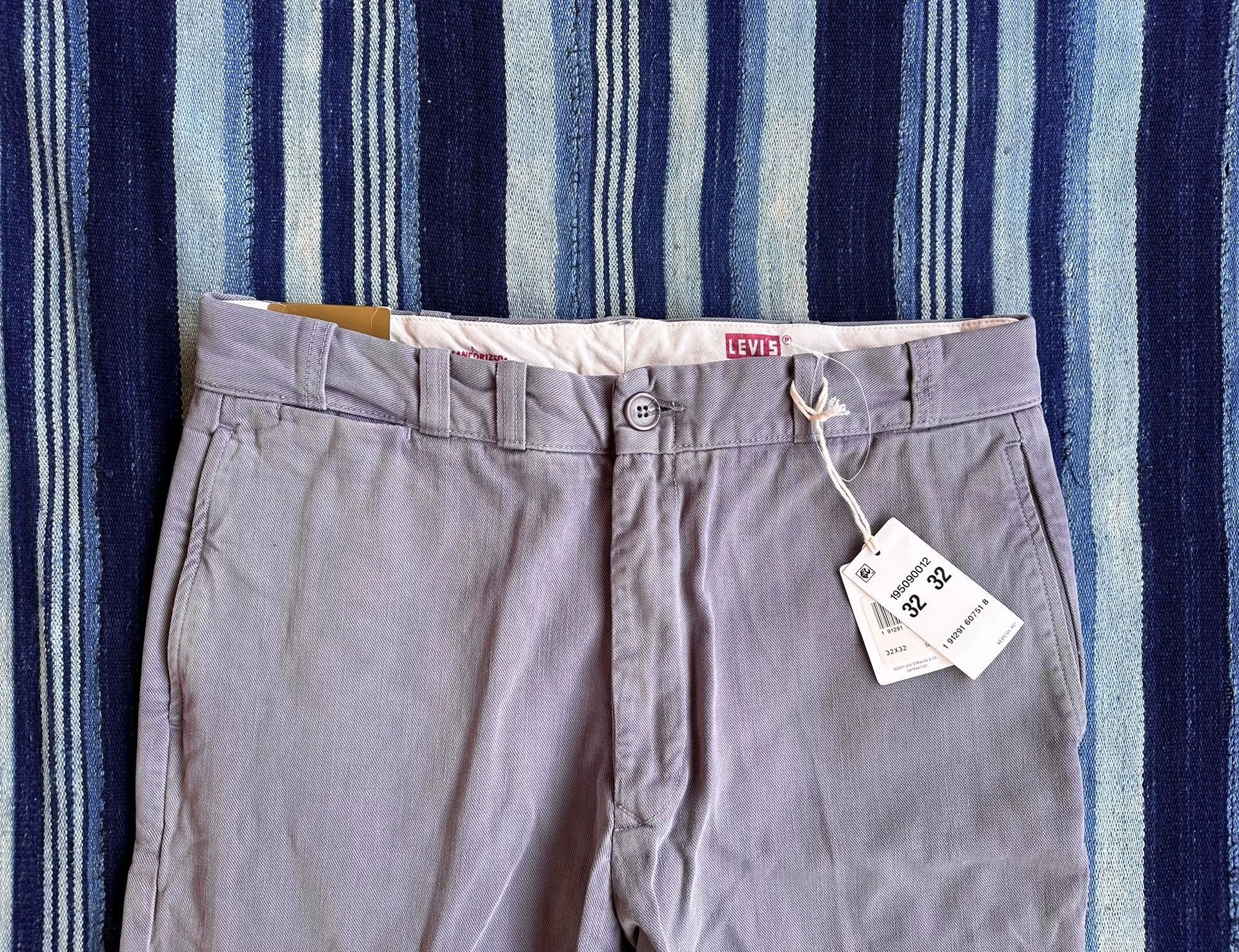 Levi's Levi’s LVC Heavy Washed Chino Work Pants W32L32 Size US 32 / EU 48 - 3 Thumbnail