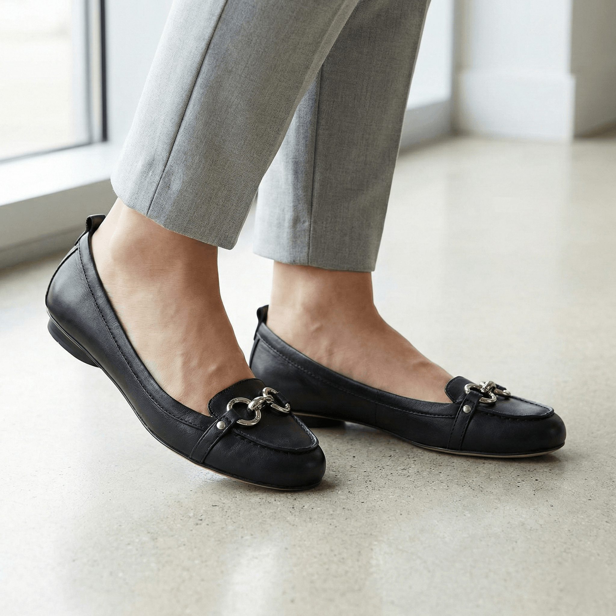 Coach Coach Haze Black Leather Ballet Flats US 7.5 EU 38.5 Size US 7.5 / IT 37.5 - 1 Thumbnail