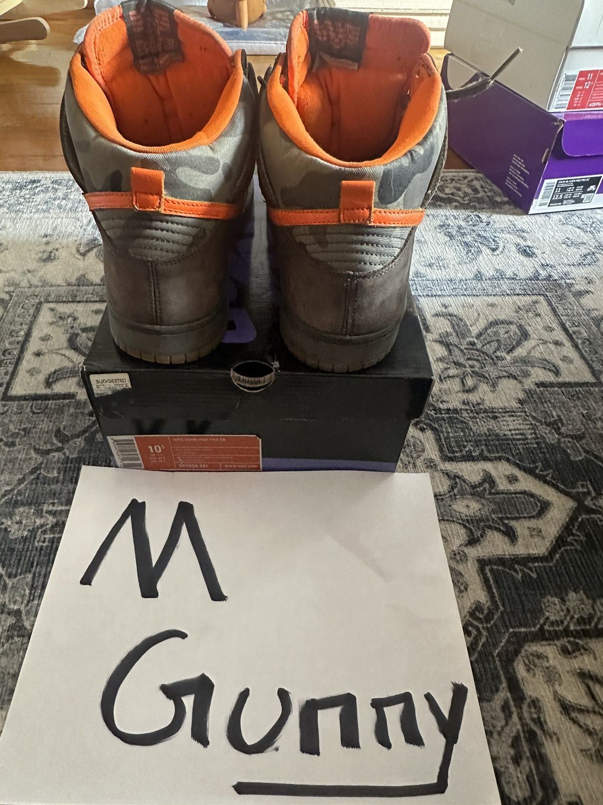 Nike Nike SB Dunk High Brian Anderson Camo Size 10.5 Size US 10.5 / EU 43-44 - 7 Thumbnail
