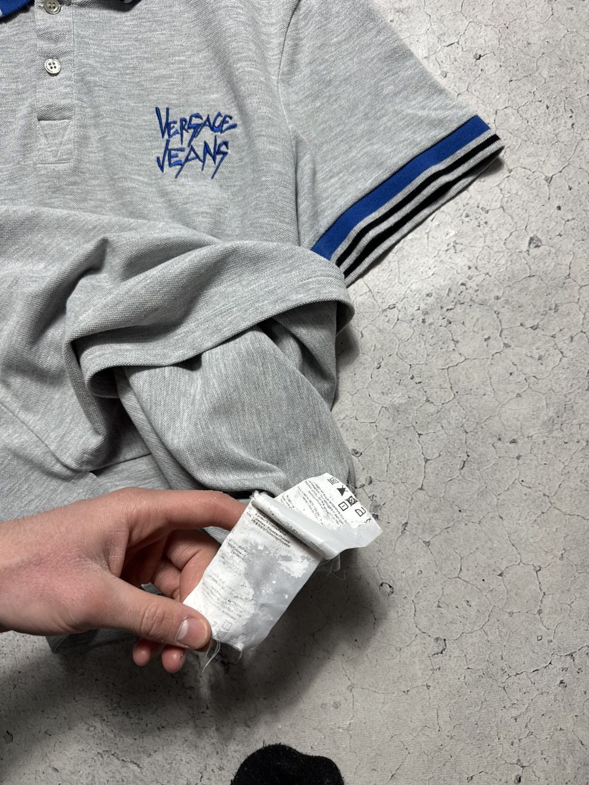 Versace Versace Jeans Luxury Polo Shirt Grey Size US S / EU 44-46 / 1 - 9 Thumbnail