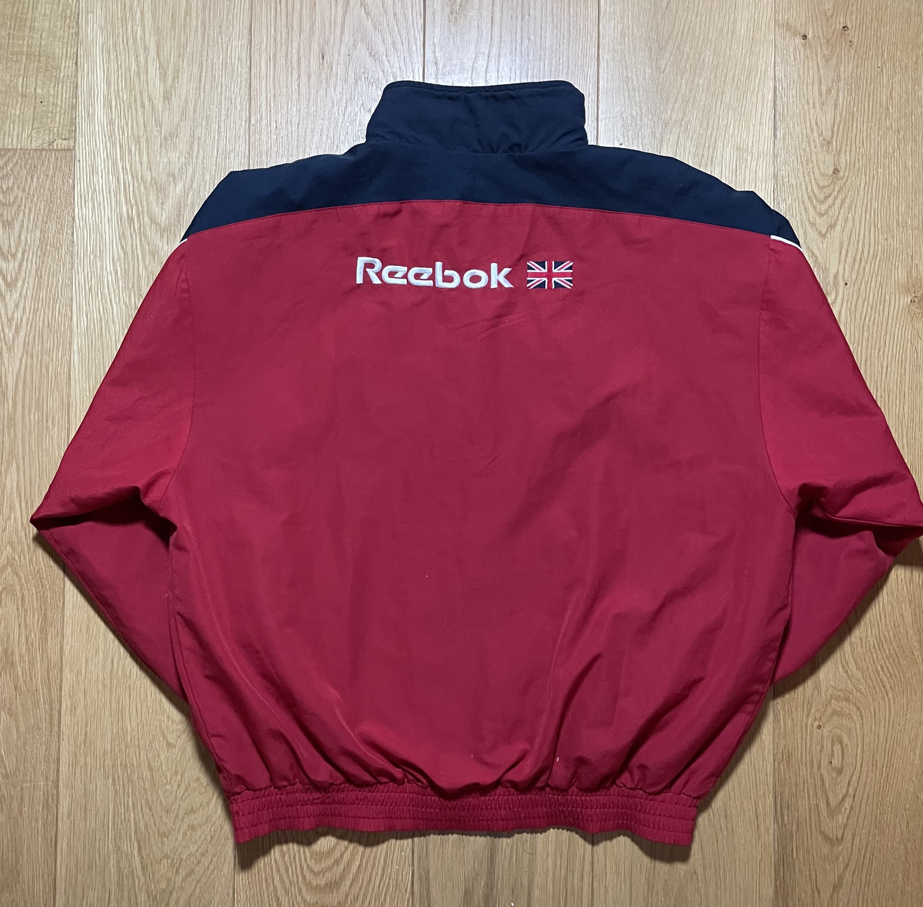 Reebok Vintage Reebok Red Windbreaker 90s Zip Size US XL / EU 56 / 4 - 3 Thumbnail