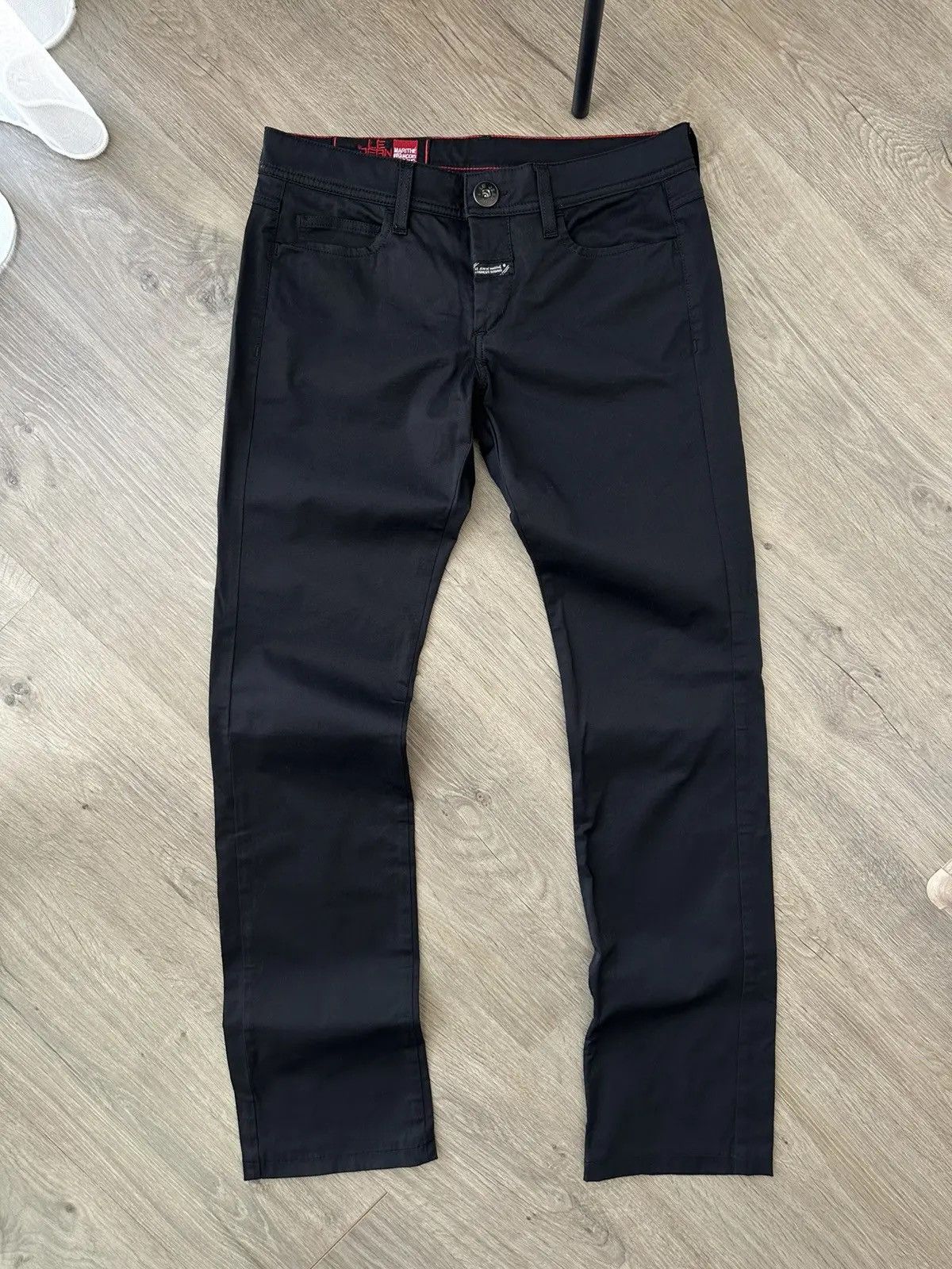 Marithe + Francois Girbaud Vintage Marithe Francois Girbaud Black Women Straight Pants Size US 30 / EU 46 - 2 Thumbnail